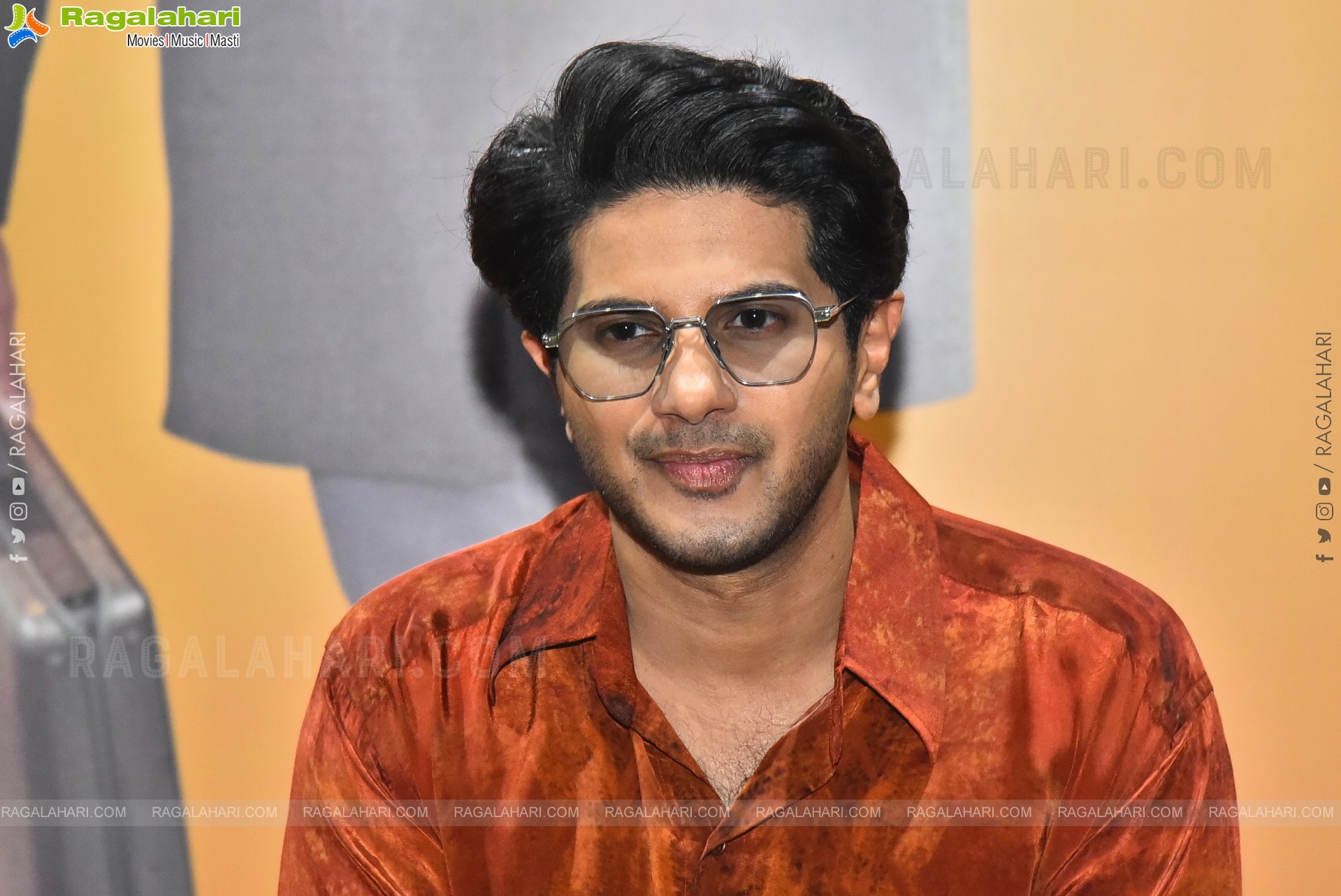 Dulquer Salmaan at Lucky Baskhar Success Interview, HD Gallery