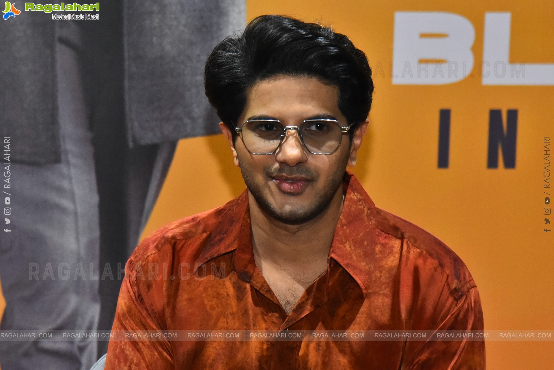 Dulquer Salmaan at Lucky Baskhar Success Interview, HD Gallery