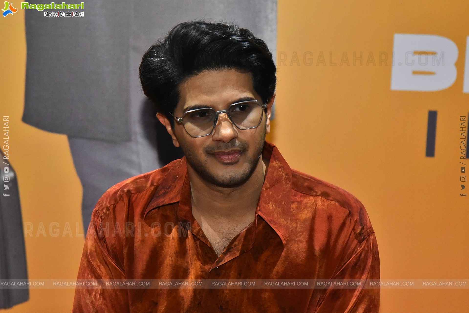 Dulquer Salmaan at Lucky Baskhar Success Interview, HD Gallery