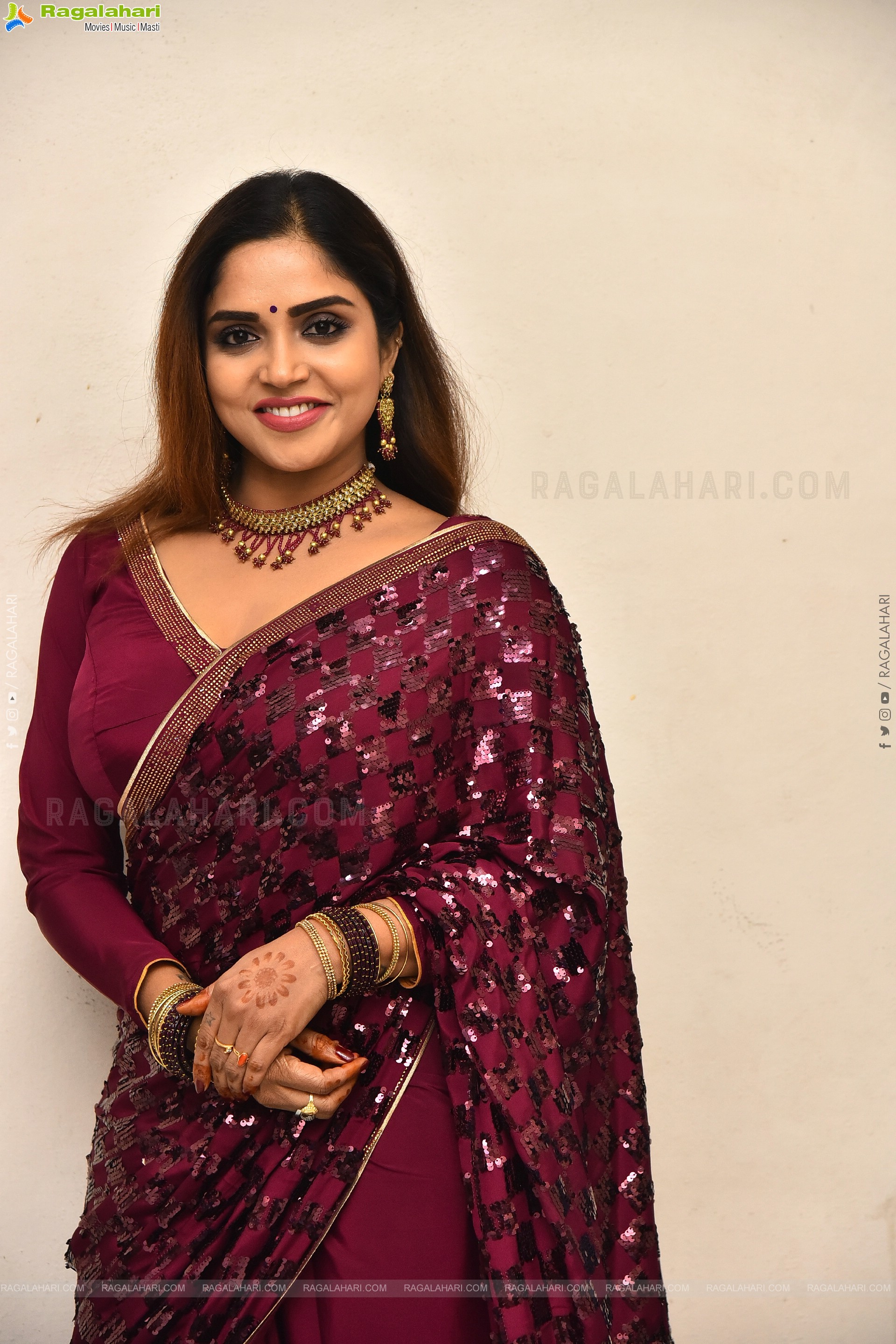 Karunya Chowdary at Erracheera Movie Glimpse Release Press Meet