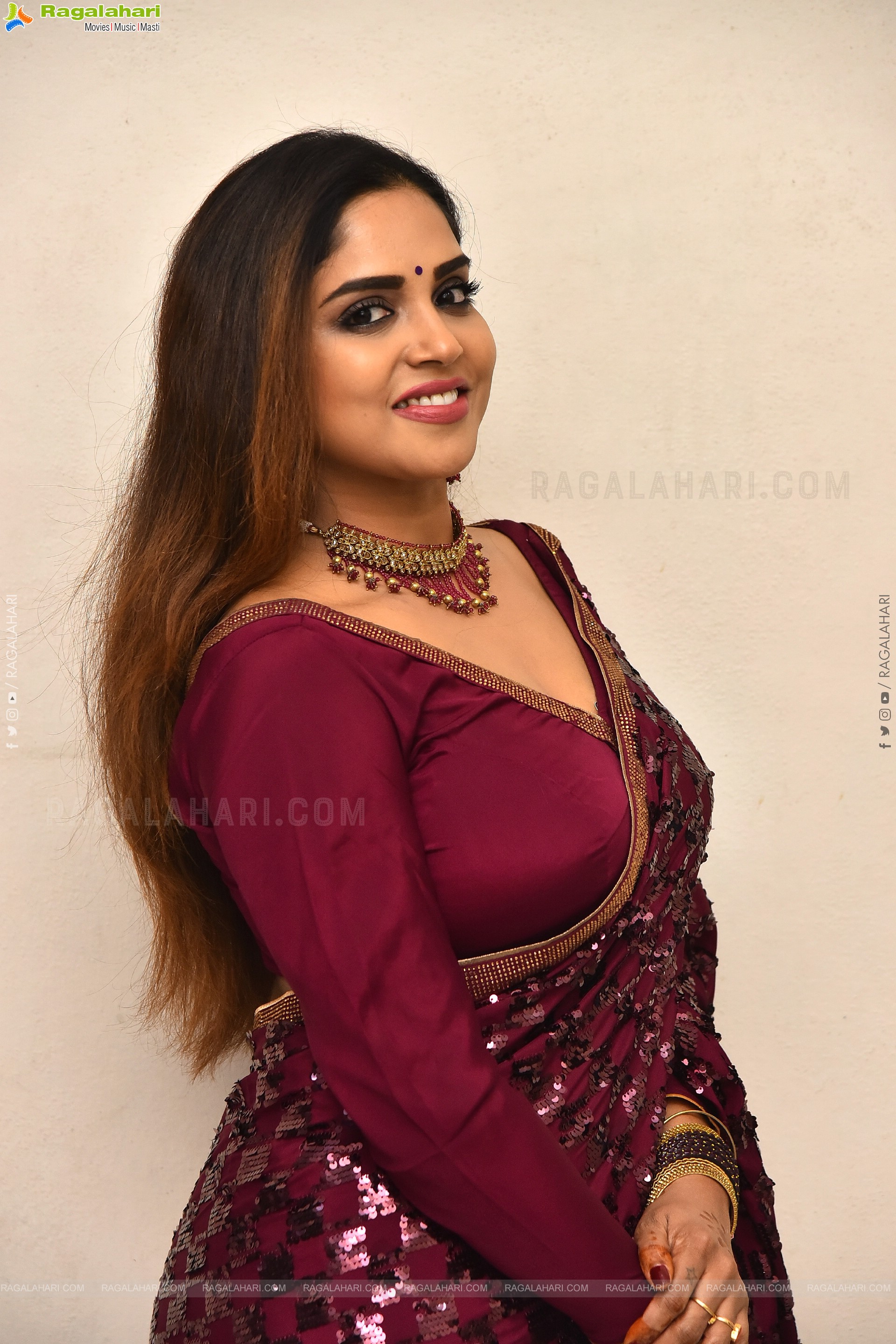 Karunya Chowdary at Erracheera Movie Glimpse Release Press Meet