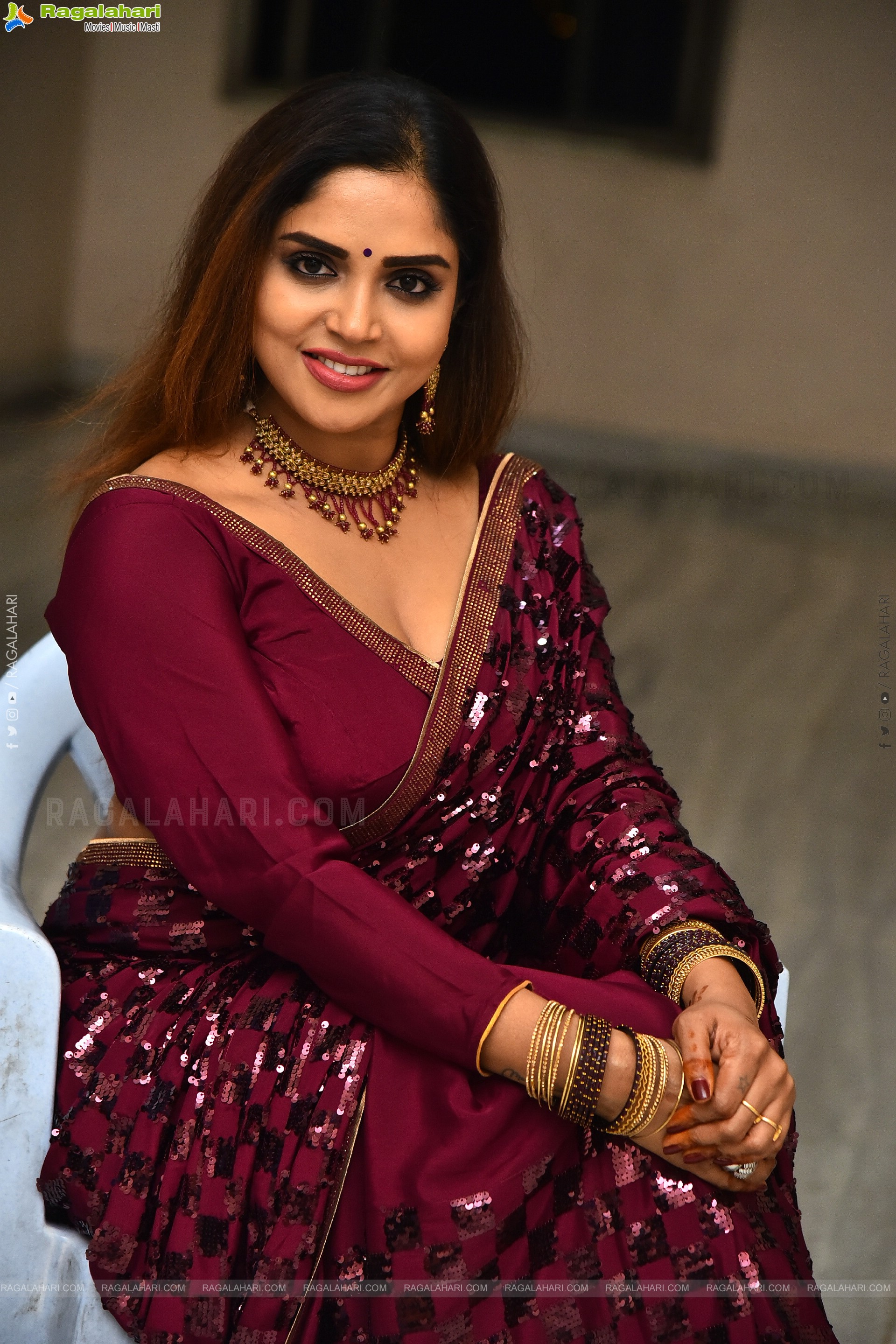 Karunya Chowdary at Erracheera Movie Glimpse Release Press Meet