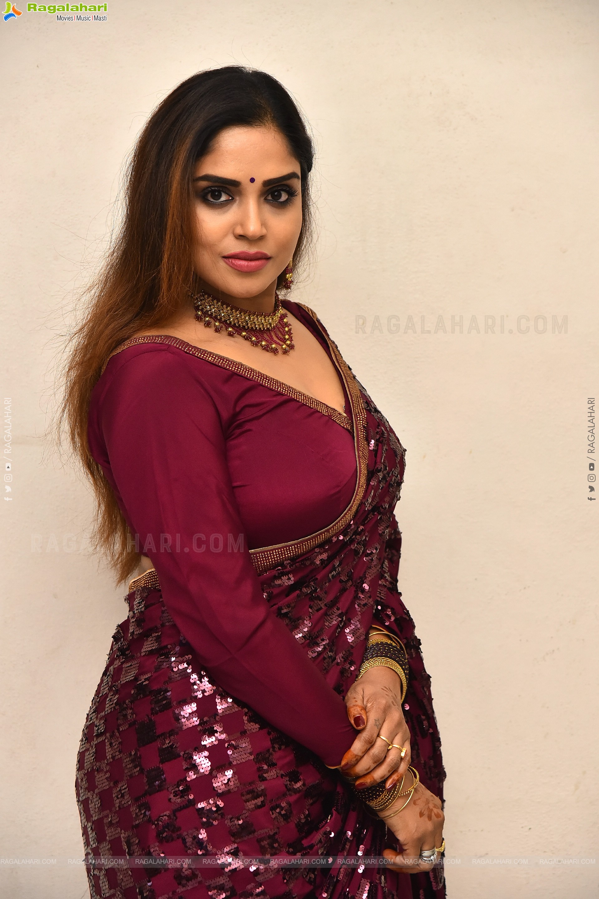 Karunya Chowdary at Erracheera Movie Glimpse Release Press Meet