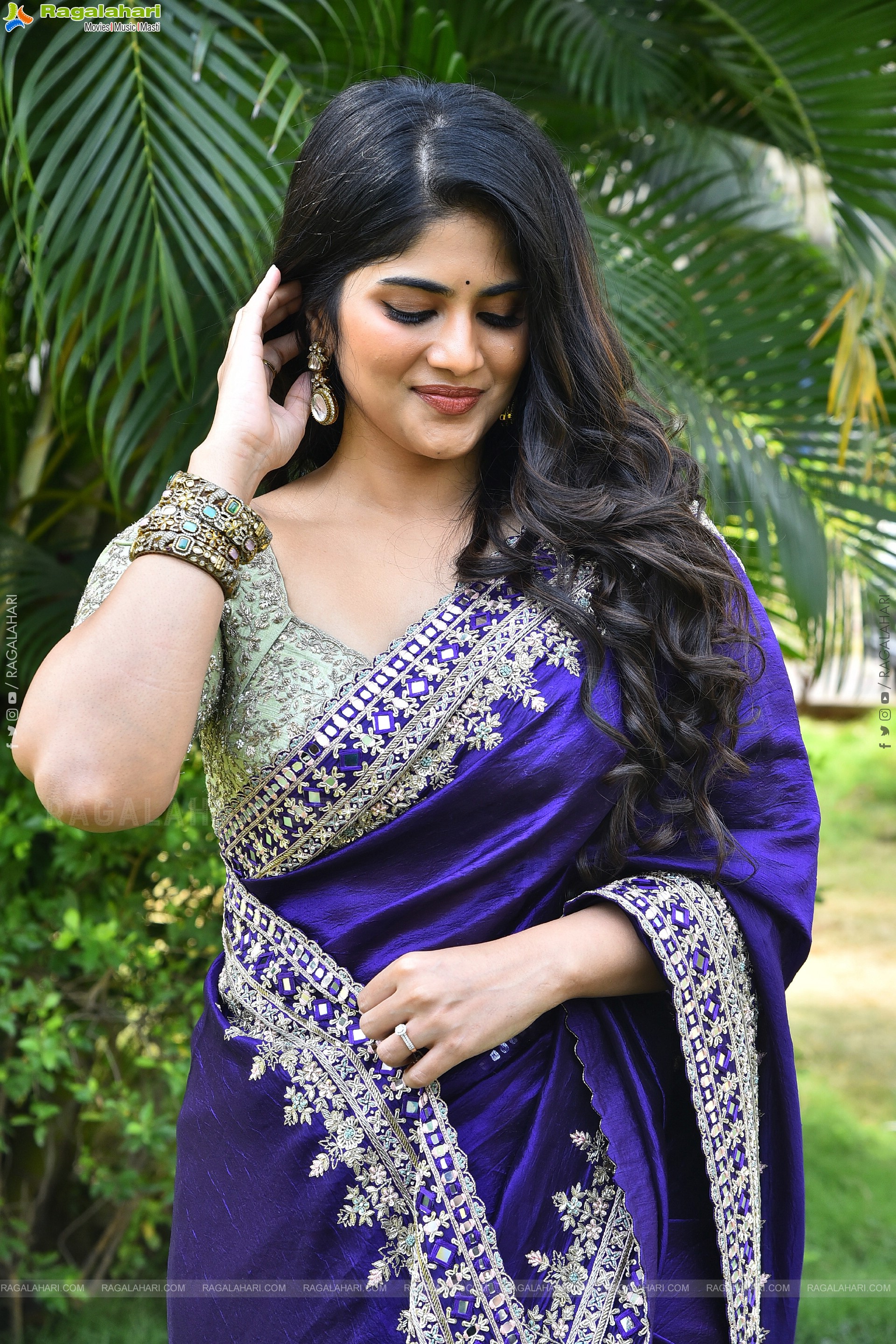 Megha Akash at Vikkatakavi Pre -Release Press Meet, HD Gallery