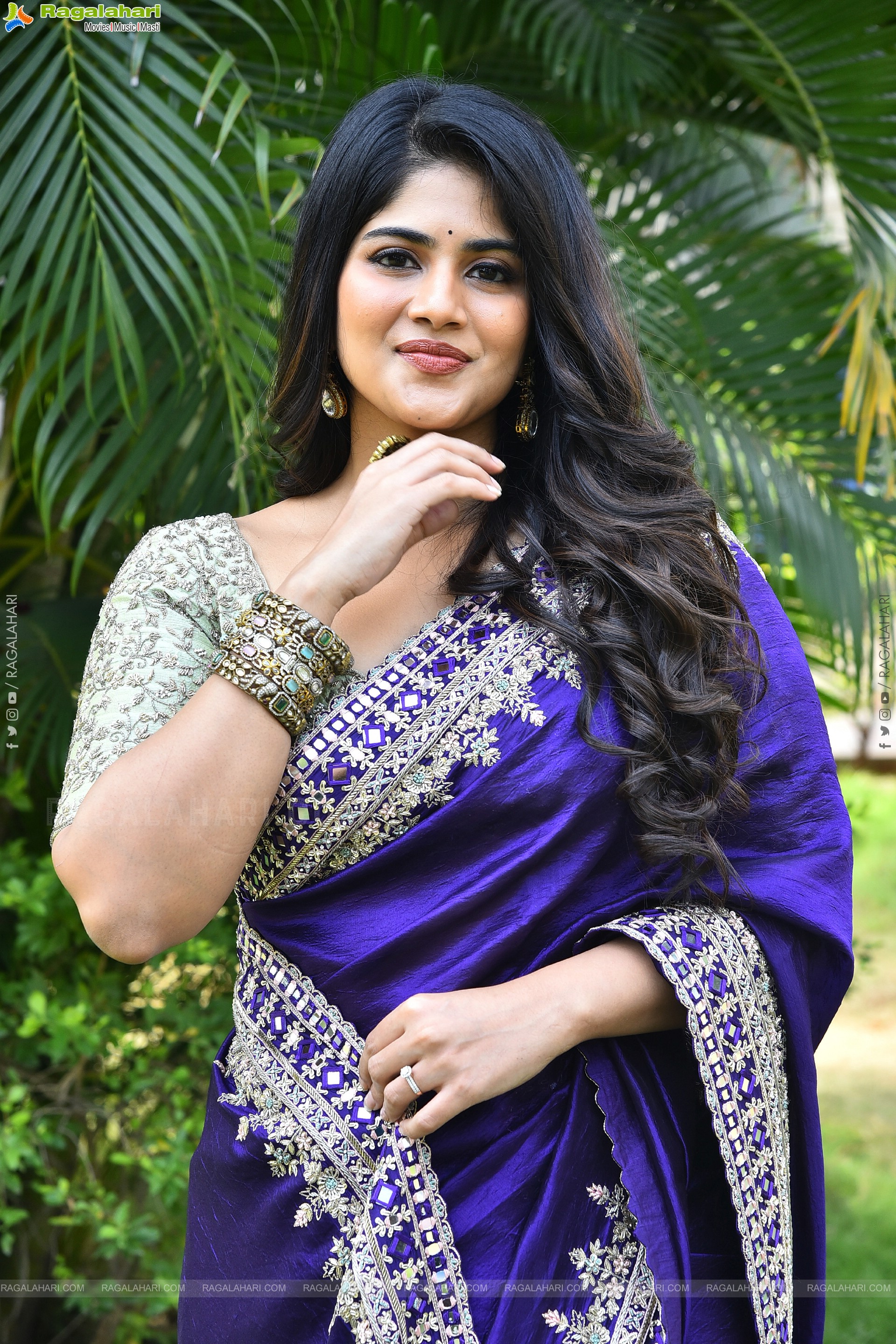 Megha Akash at Vikkatakavi Pre -Release Press Meet, HD Gallery