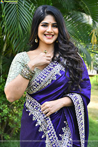 Megha Akash at Vikkatakavi Pre -Release Press Meet