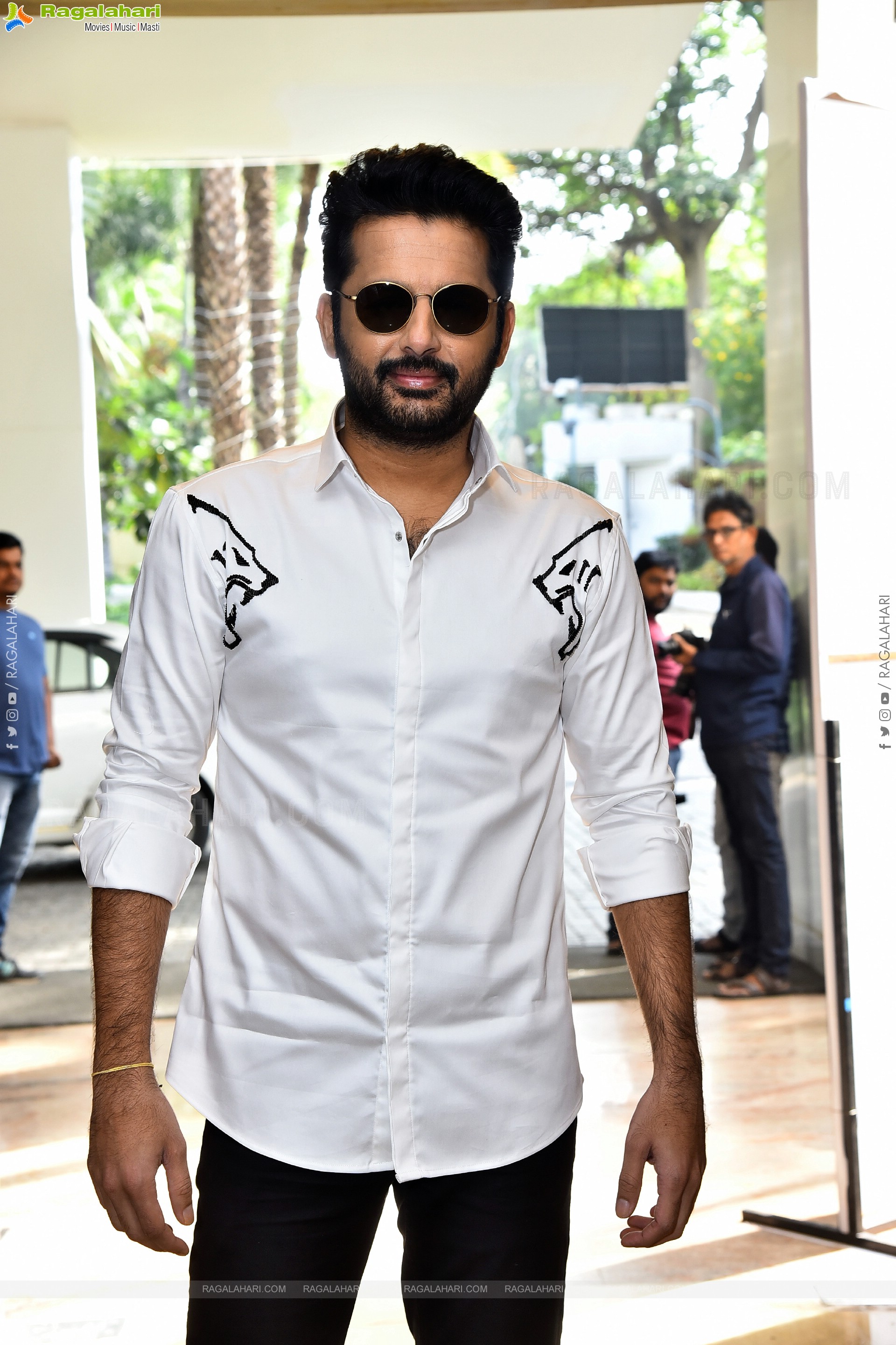 Nithiin at Robinhood Movie Press Meet, HD Gallery