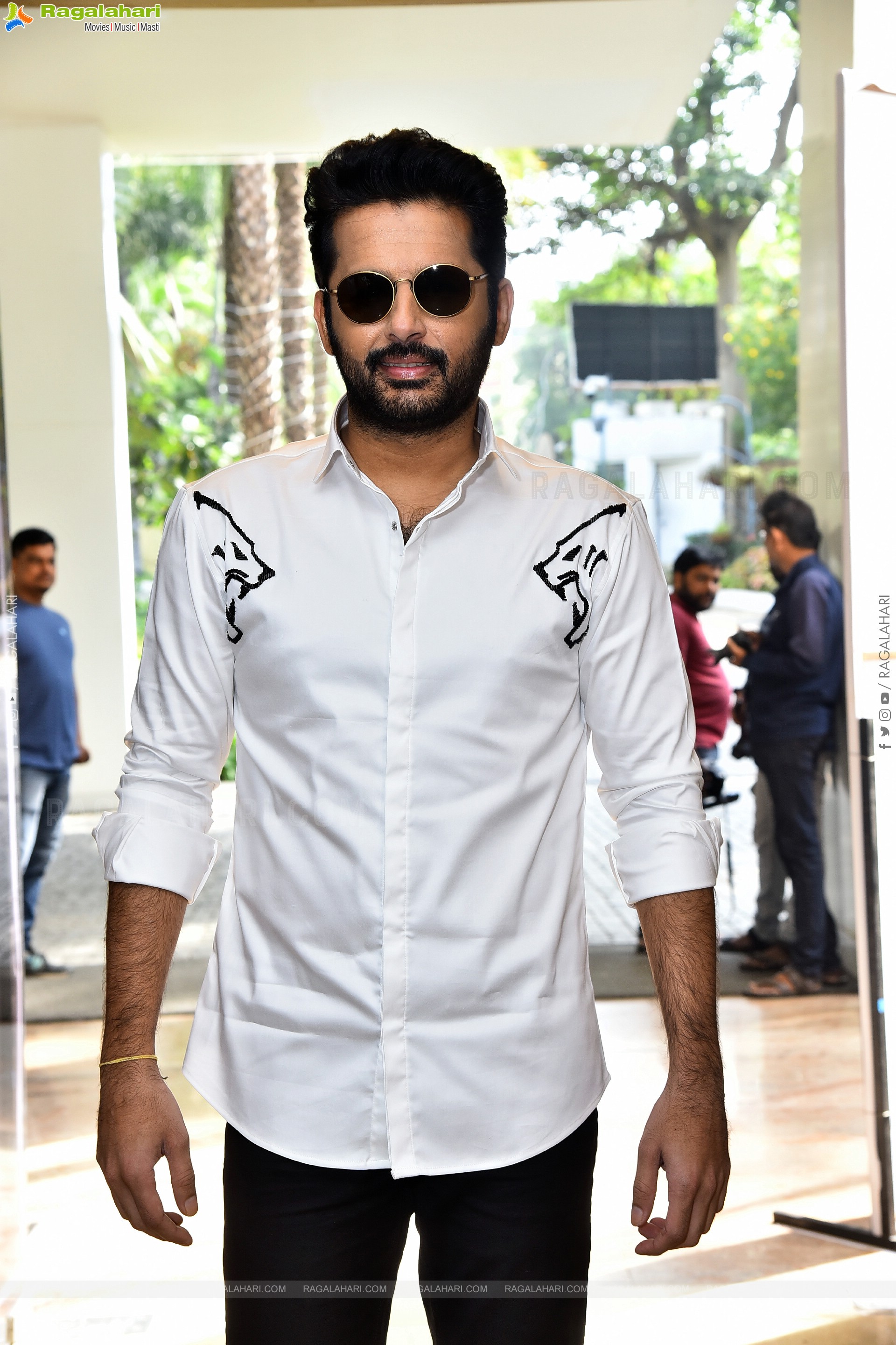 Nithiin at Robinhood Movie Press Meet, HD Gallery