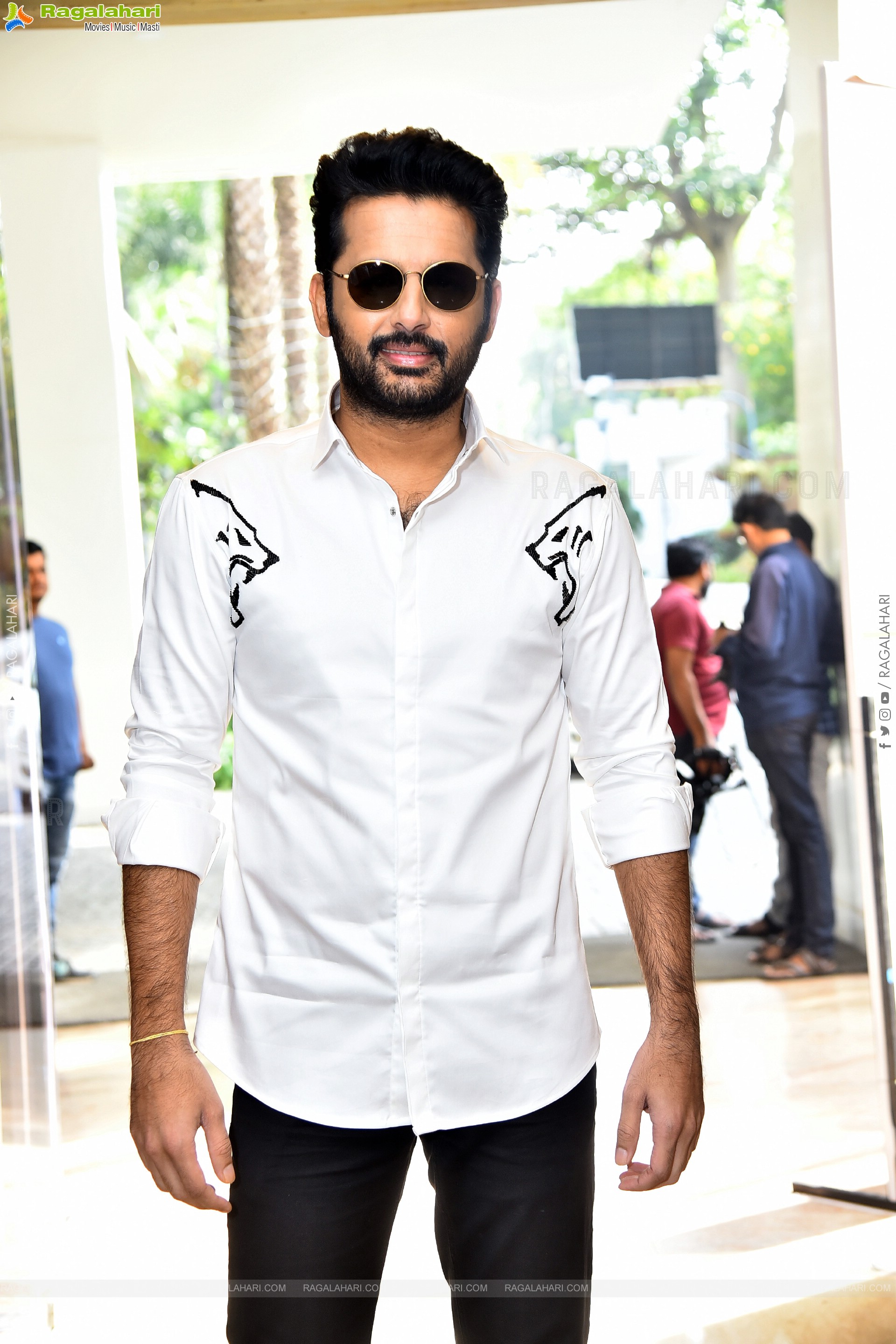 Nithiin at Robinhood Movie Press Meet, HD Gallery