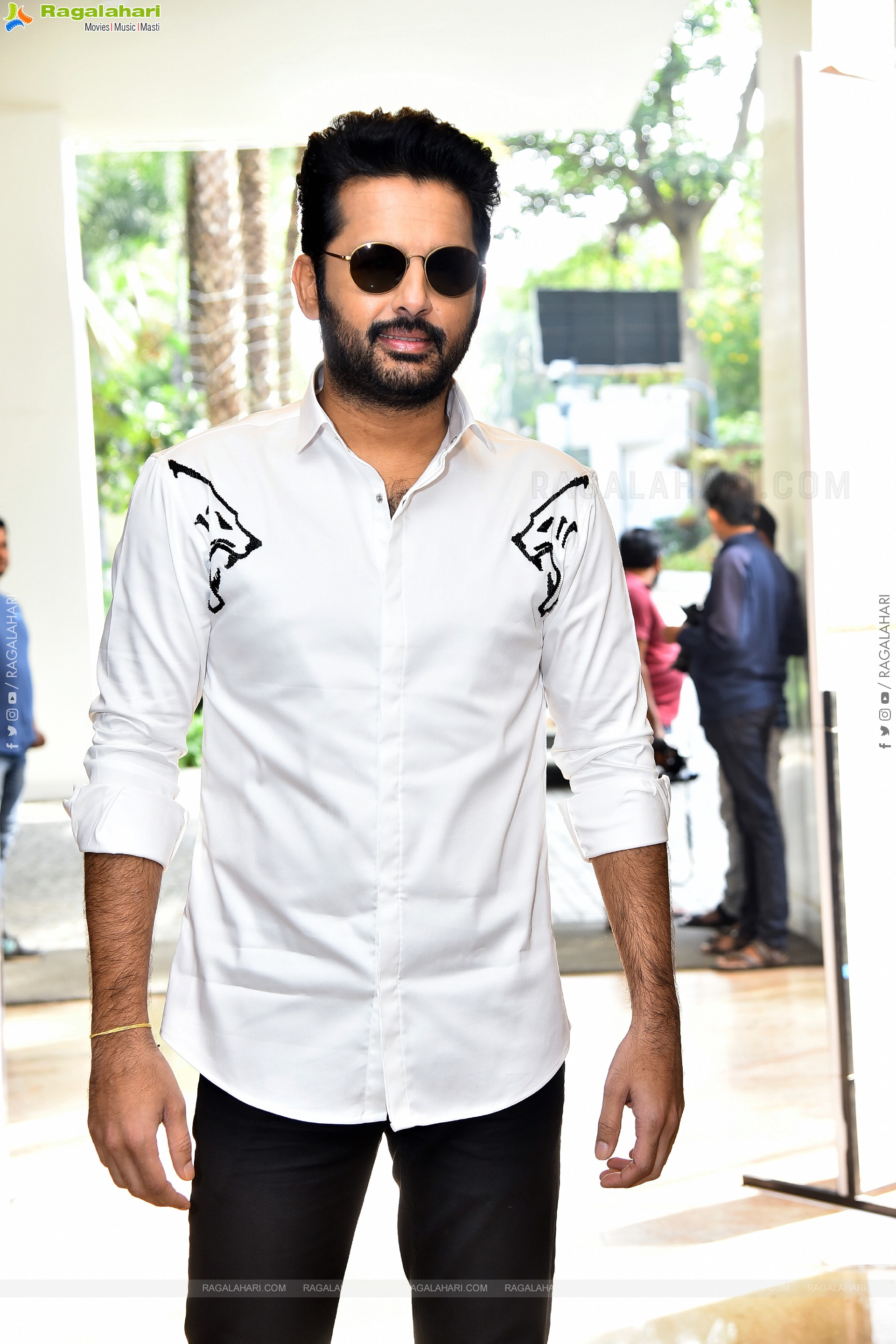 Nithiin at Robinhood Movie Press Meet, HD Gallery