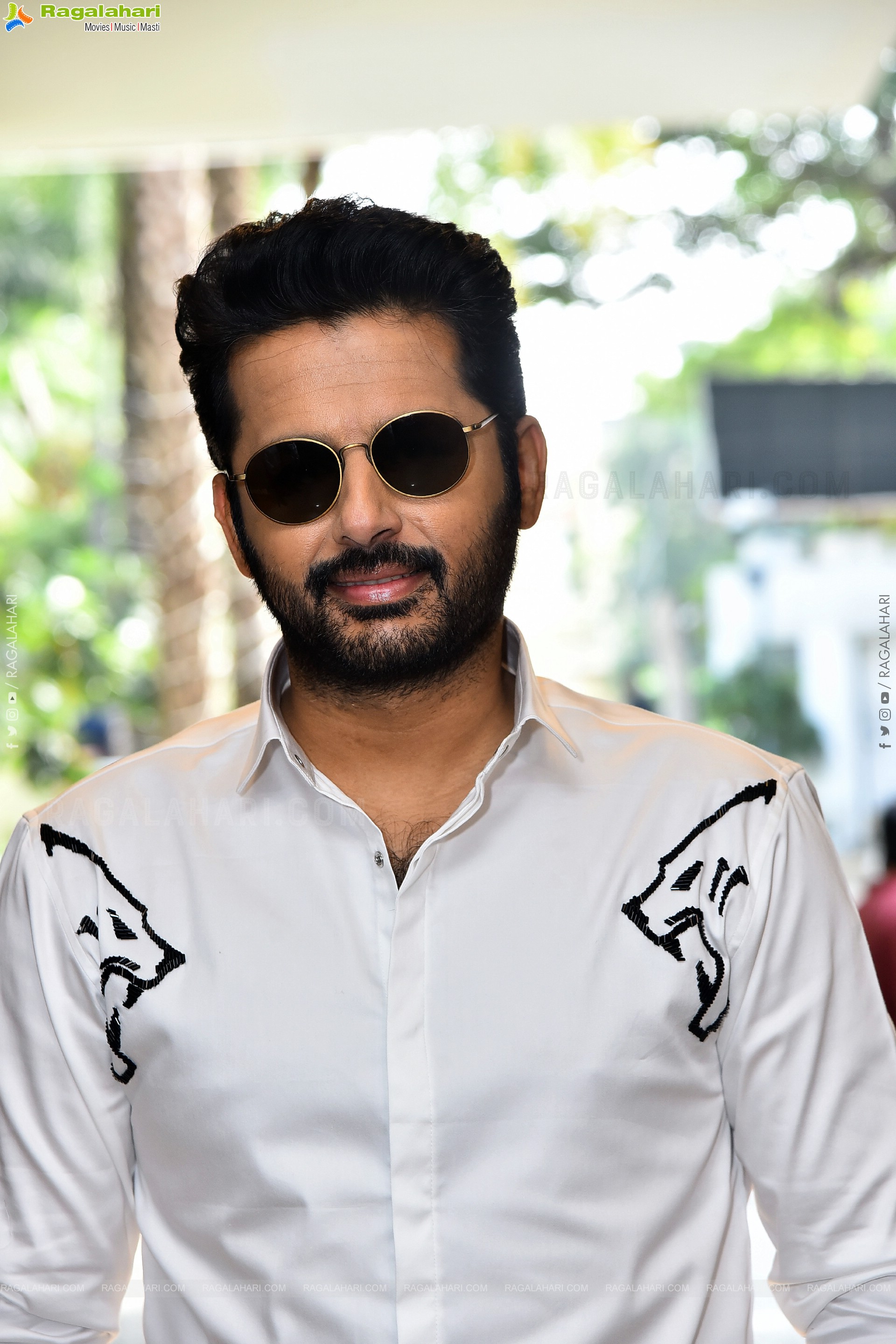 Nithiin at Robinhood Movie Press Meet, HD Gallery