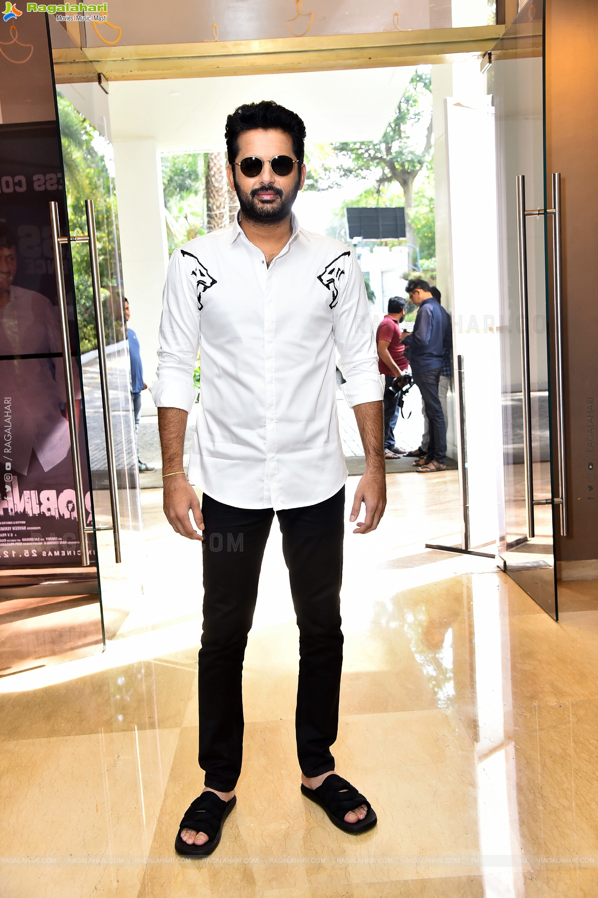 Nithiin at Robinhood Movie Press Meet, HD Gallery