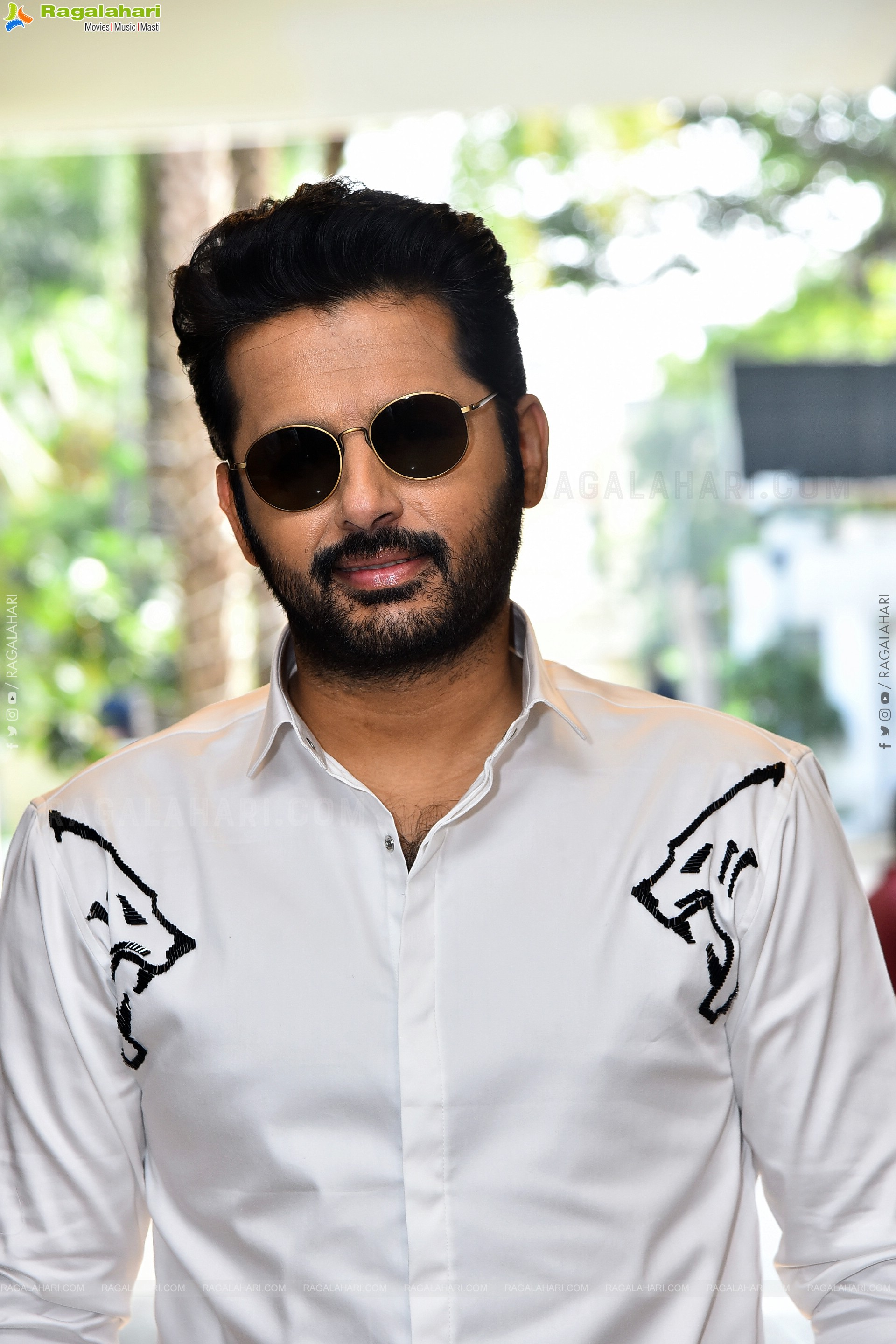 Nithiin at Robinhood Movie Press Meet, HD Gallery