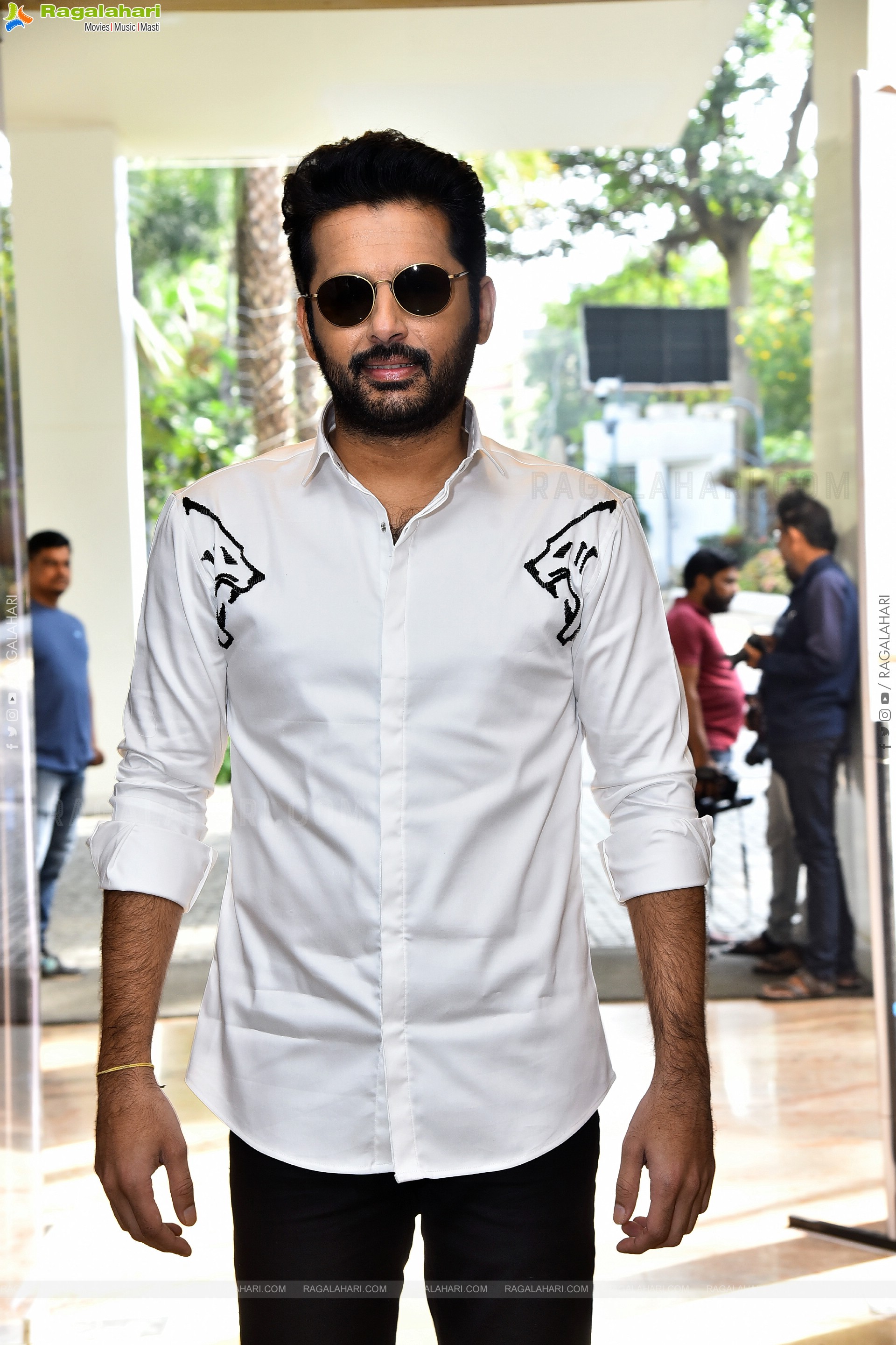 Nithiin at Robinhood Movie Press Meet, HD Gallery