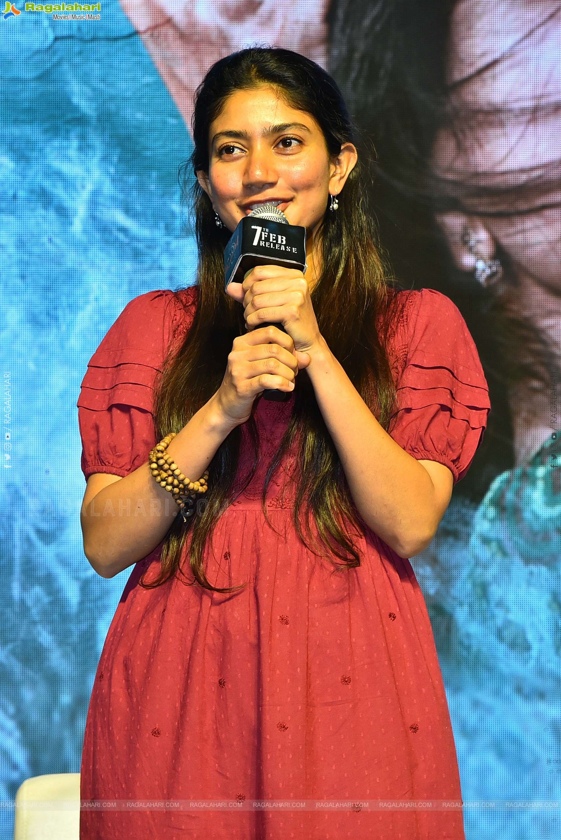 Sai Pallavi at Thandel Movie Press Meet, HD Gallery