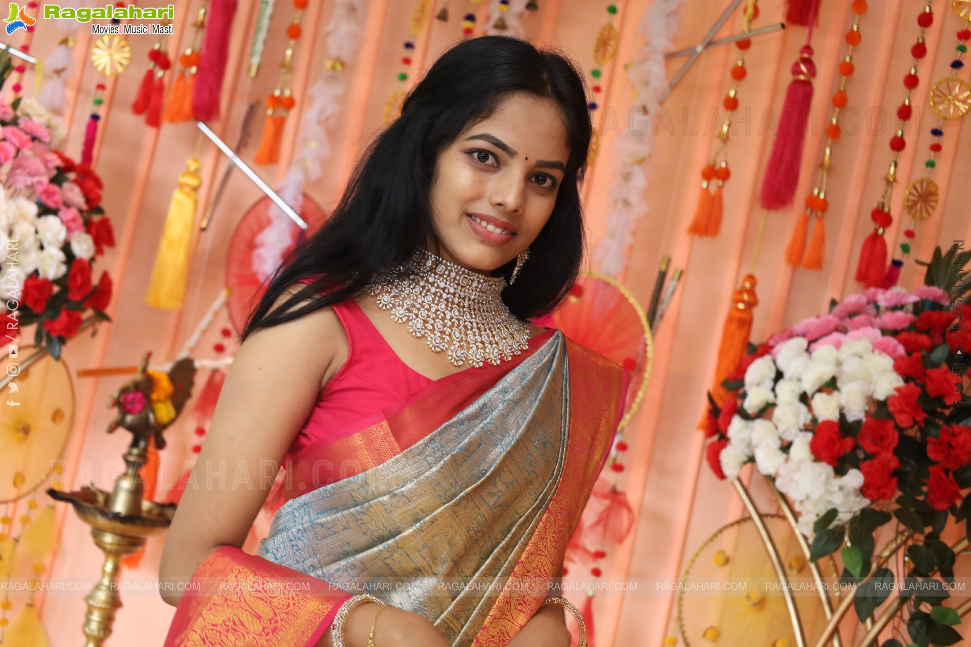 Sumahitha Depuri Latest Saree Stills, HD Gallery