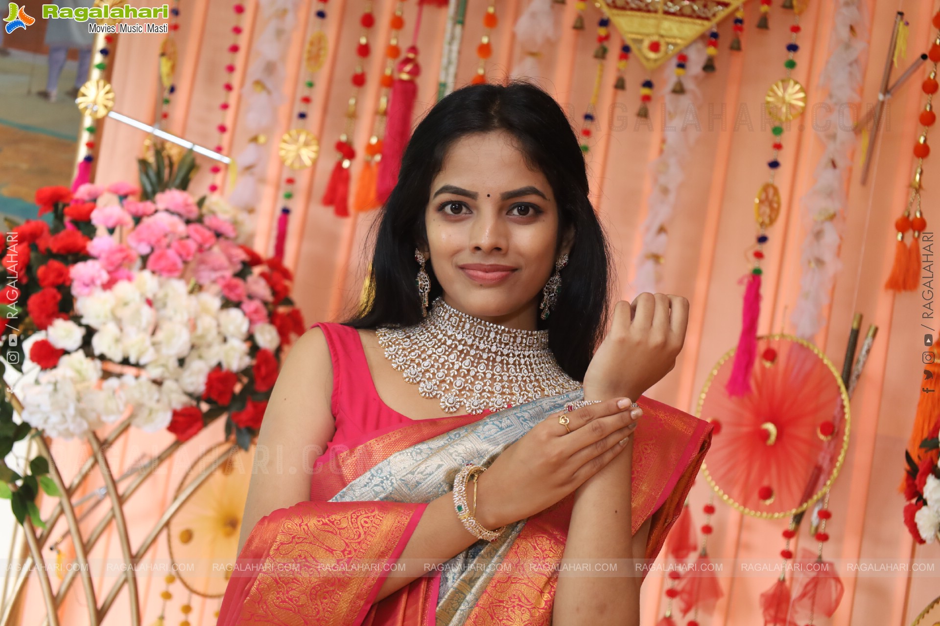 Sumahitha Depuri Latest Saree Stills, HD Gallery