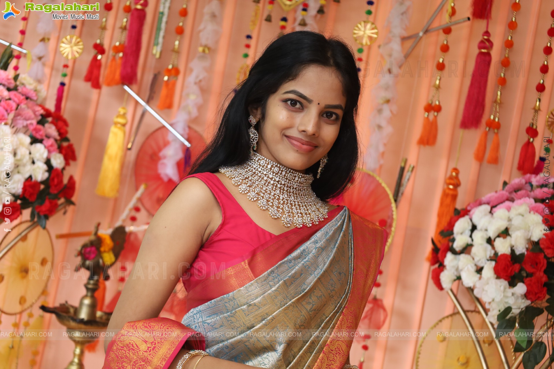 Sumahitha Depuri Latest Saree Stills, HD Gallery