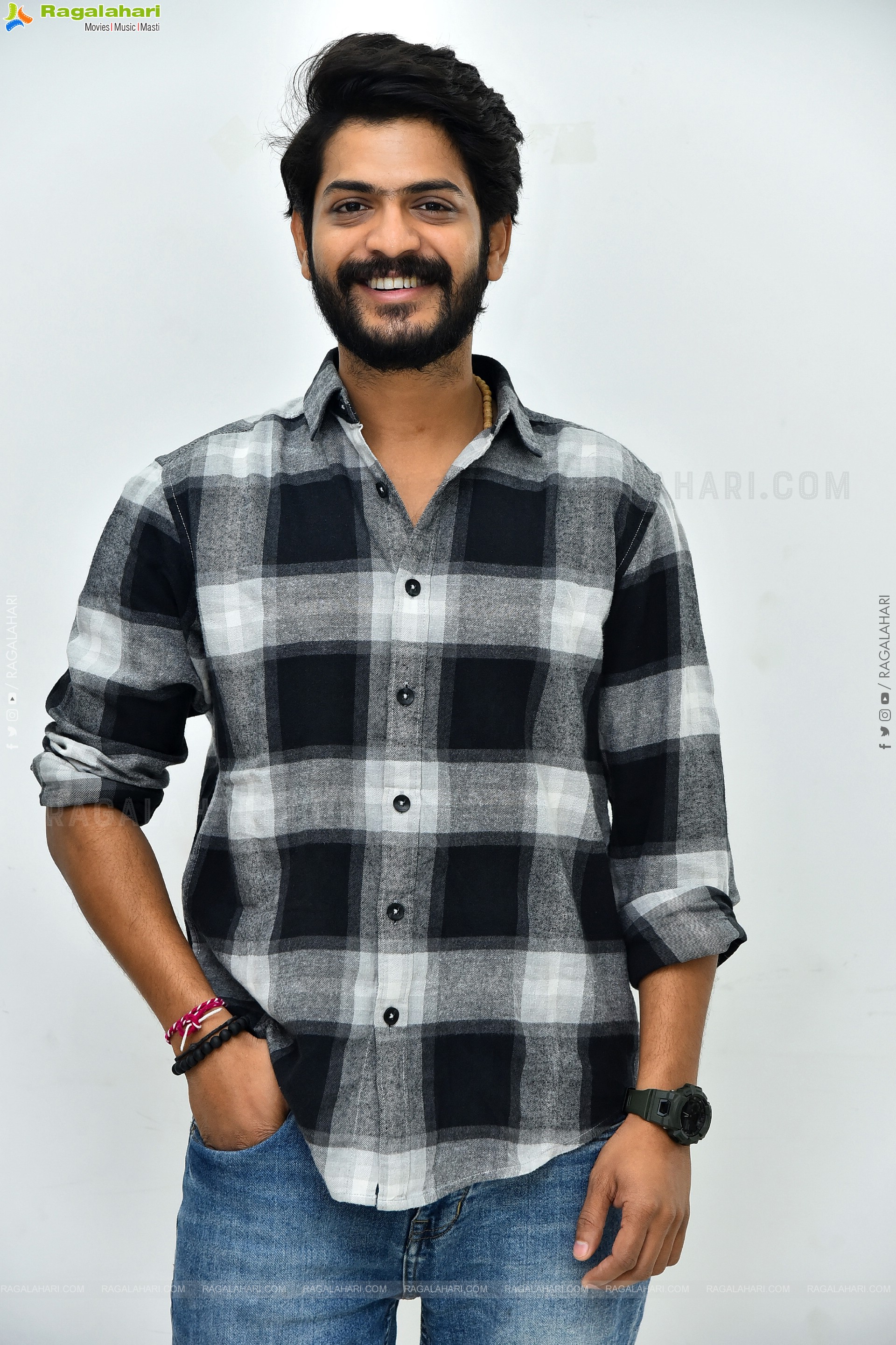 Akhil Raj at Raju Weds Rambai Movie Interview, HD Gallery