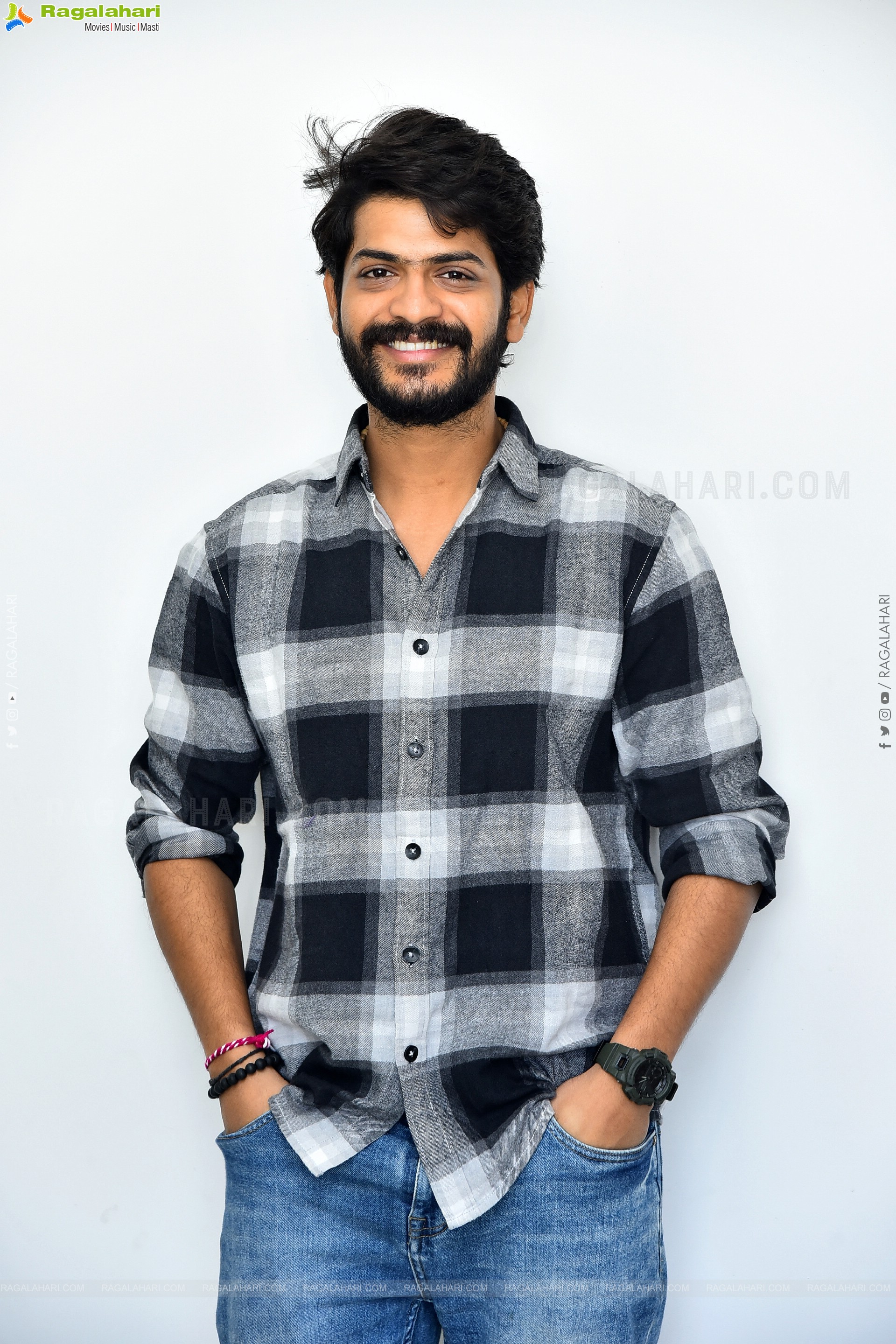 Akhil Raj at Raju Weds Rambai Movie Interview, HD Gallery