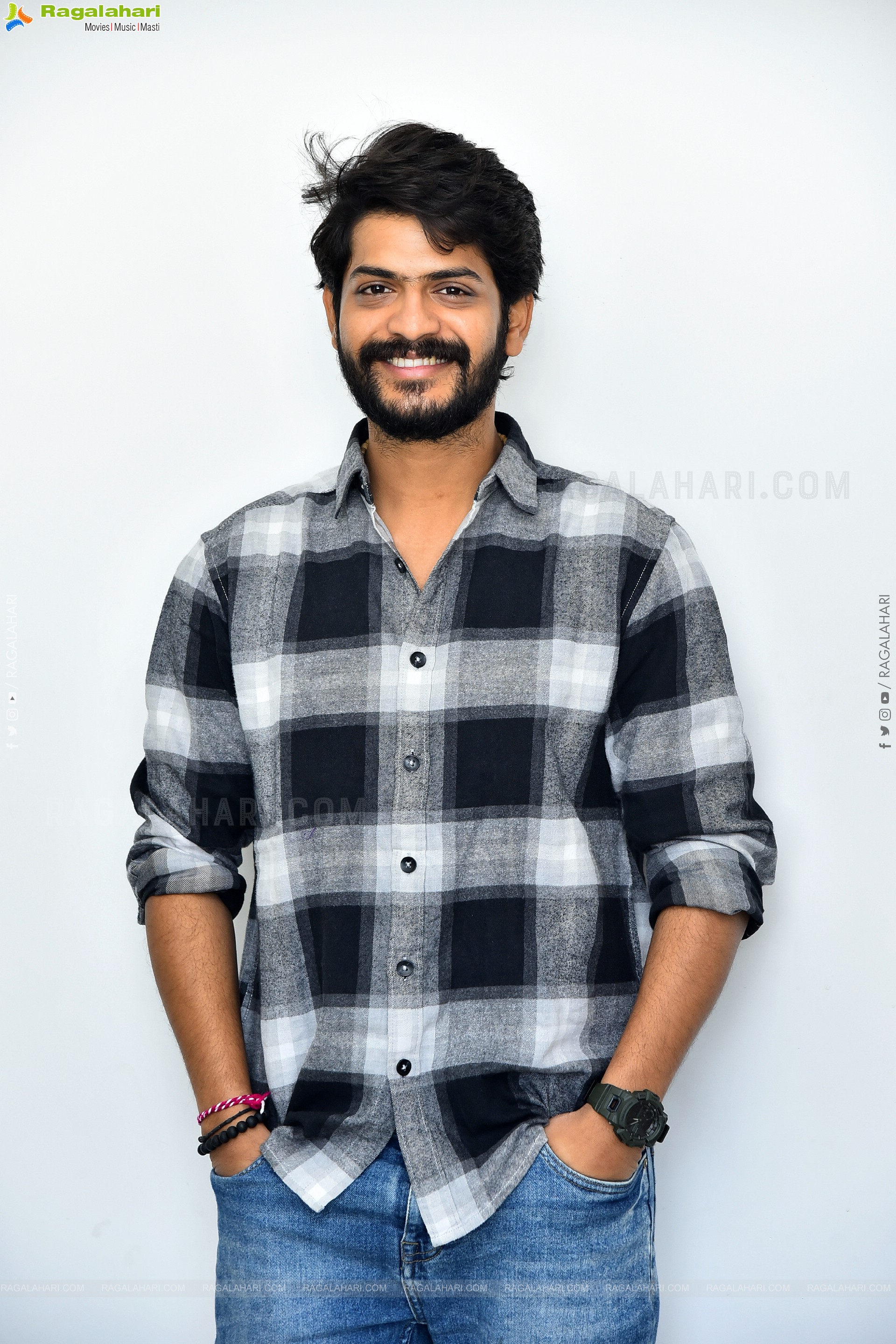 Akhil Raj at Raju Weds Rambai Movie Interview, HD Gallery