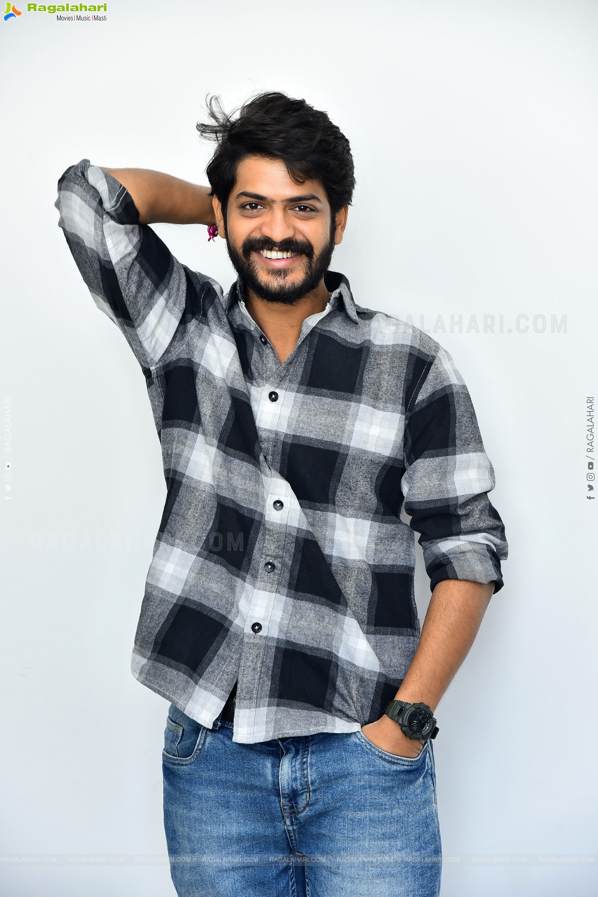 Akhil Raj at Raju Weds Rambai Movie Interview, HD Gallery