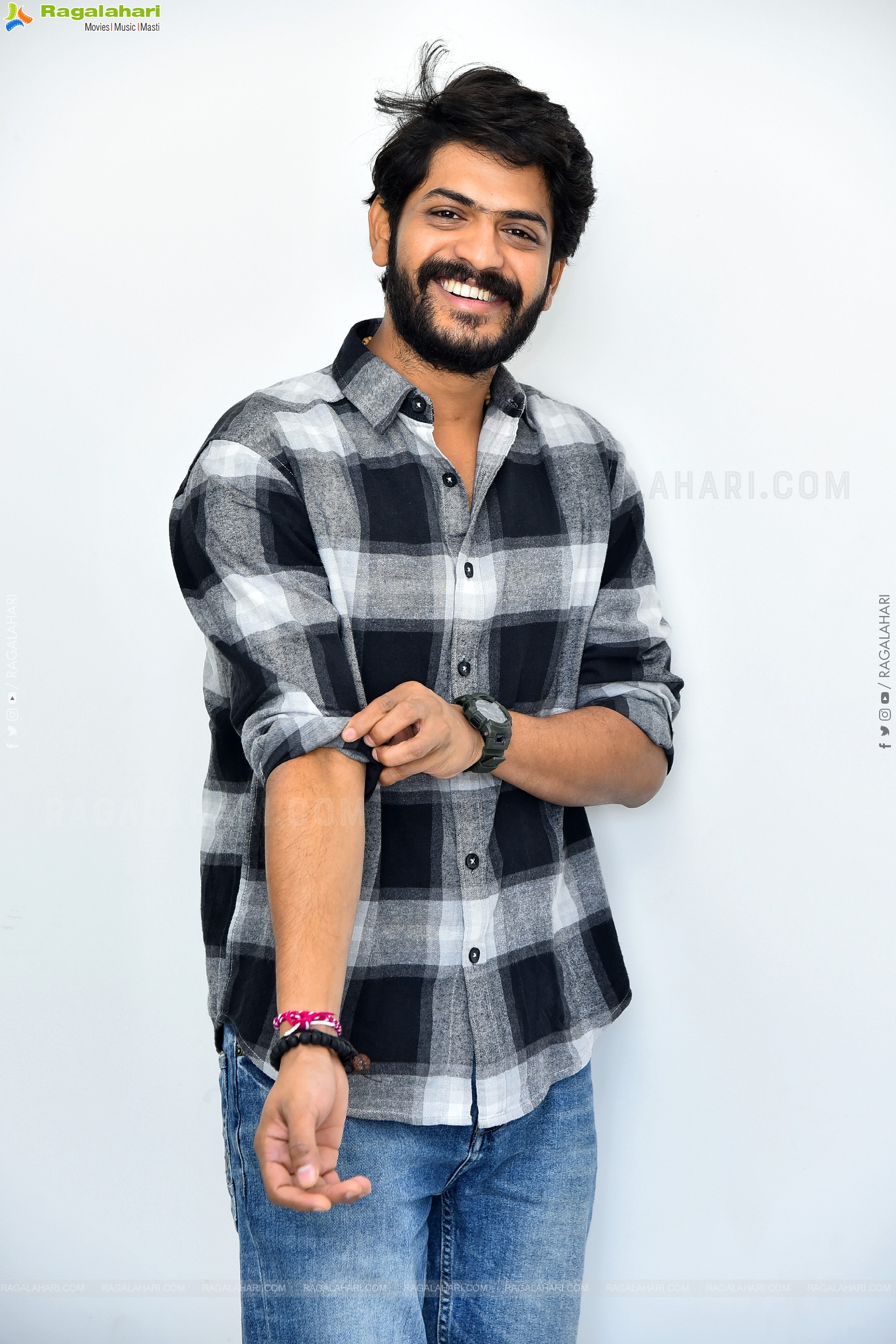 Akhil Raj at Raju Weds Rambai Movie Interview, HD Gallery