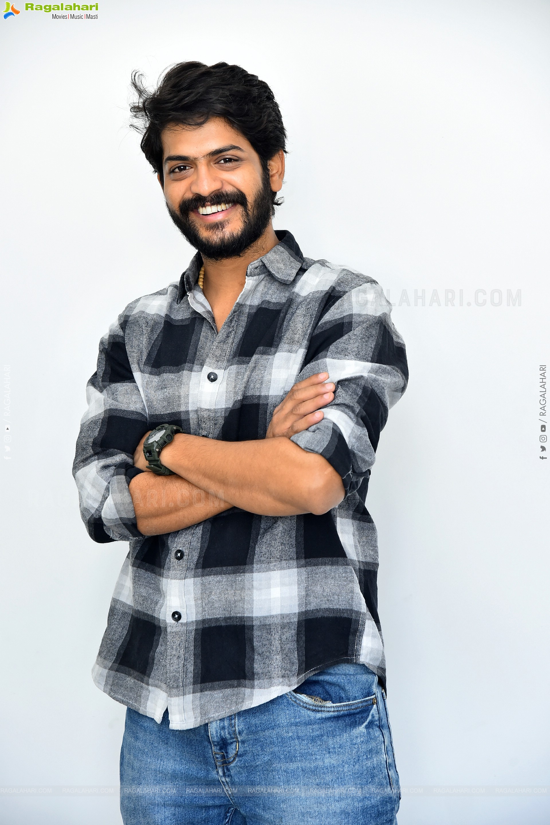 Akhil Raj at Raju Weds Rambai Movie Interview, HD Gallery