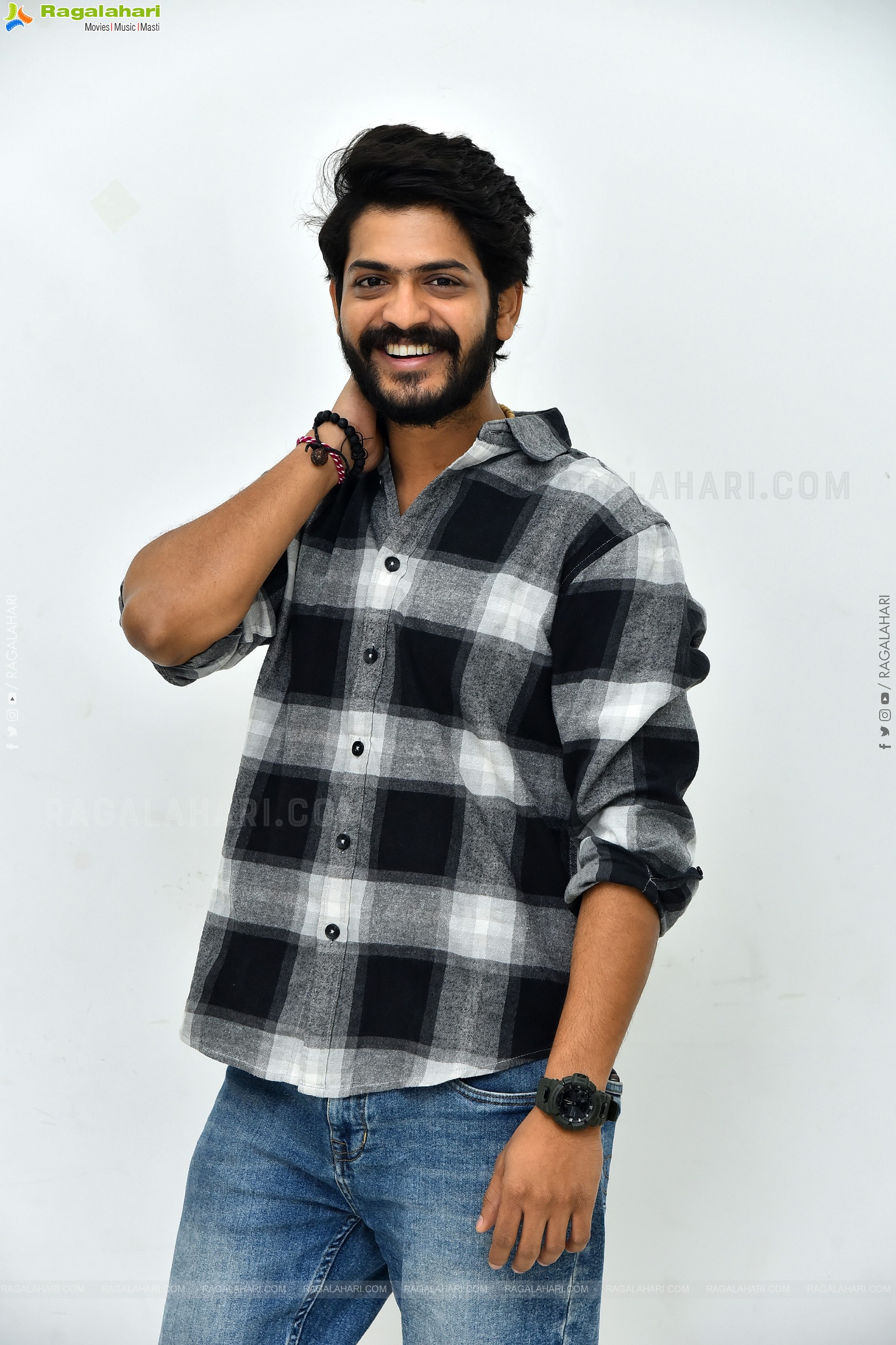 Akhil Raj at Raju Weds Rambai Movie Interview, HD Gallery