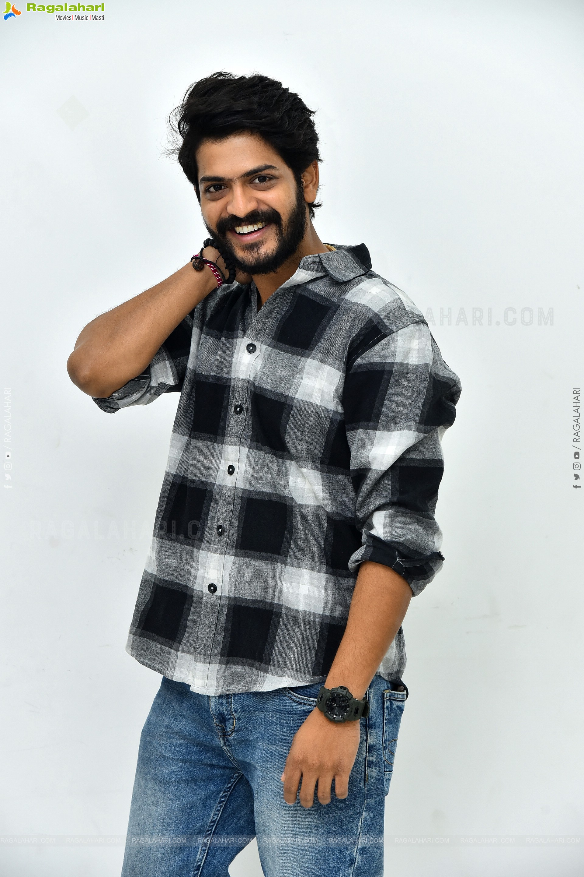 Akhil Raj at Raju Weds Rambai Movie Interview, HD Gallery