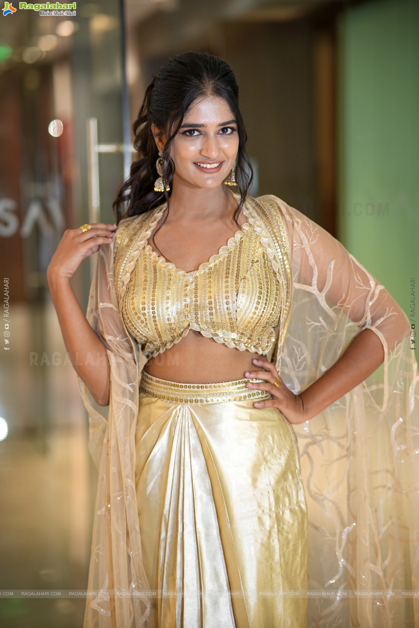 Alekhya at Jatadhara Pre Release Event, HD Gallery