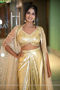 Alekhya at Jatadhara Pre Release Event, HD Gallery