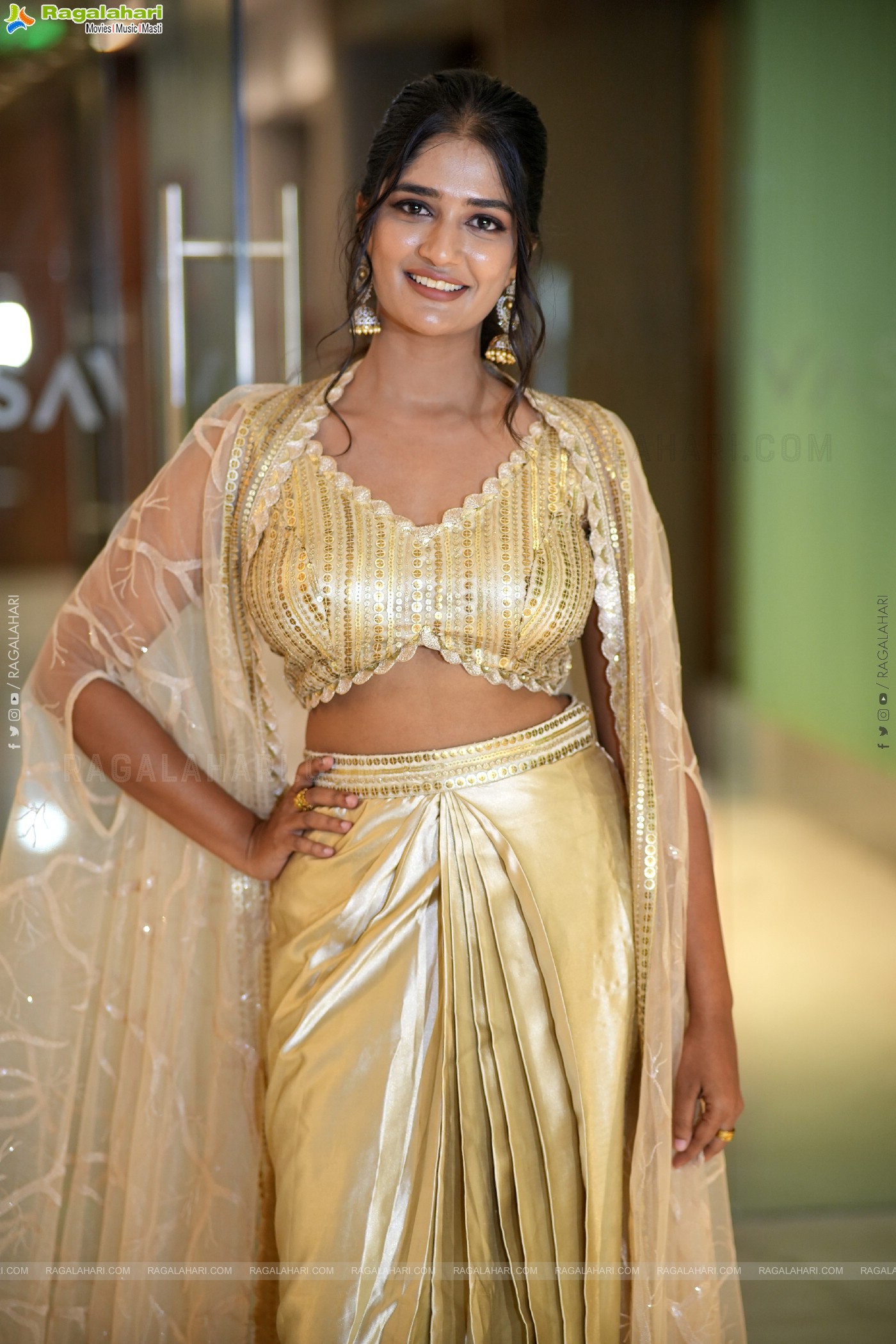 Alekhya at Jatadhara Pre Release Event, HD Gallery