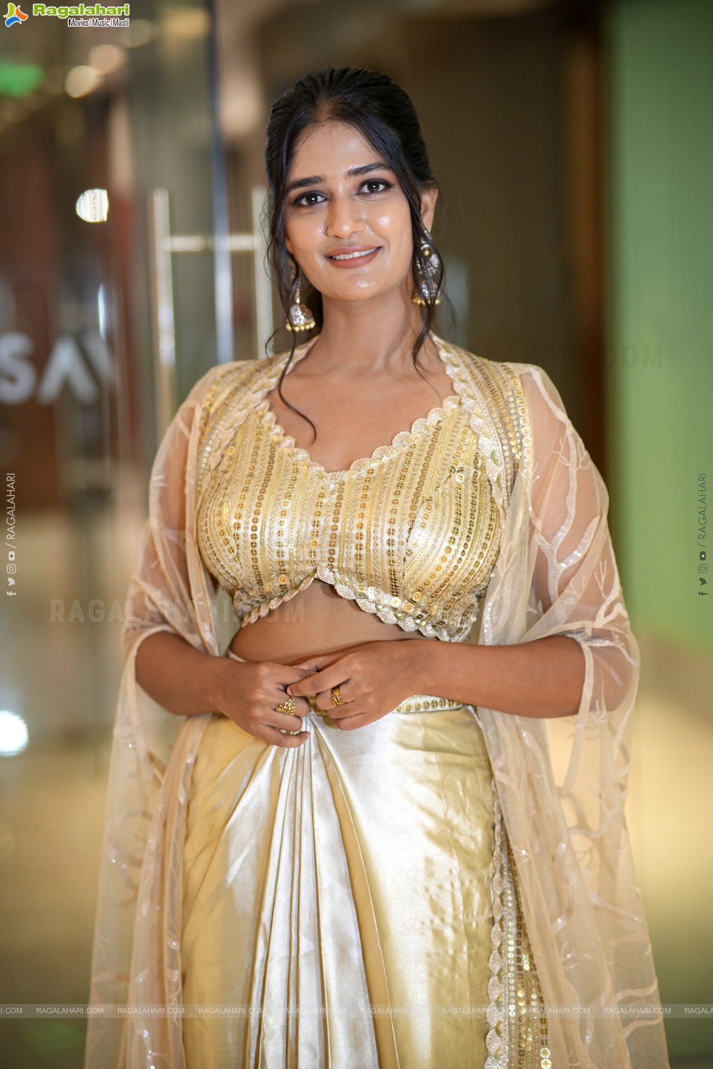 Alekhya at Jatadhara Pre Release Event, HD Gallery