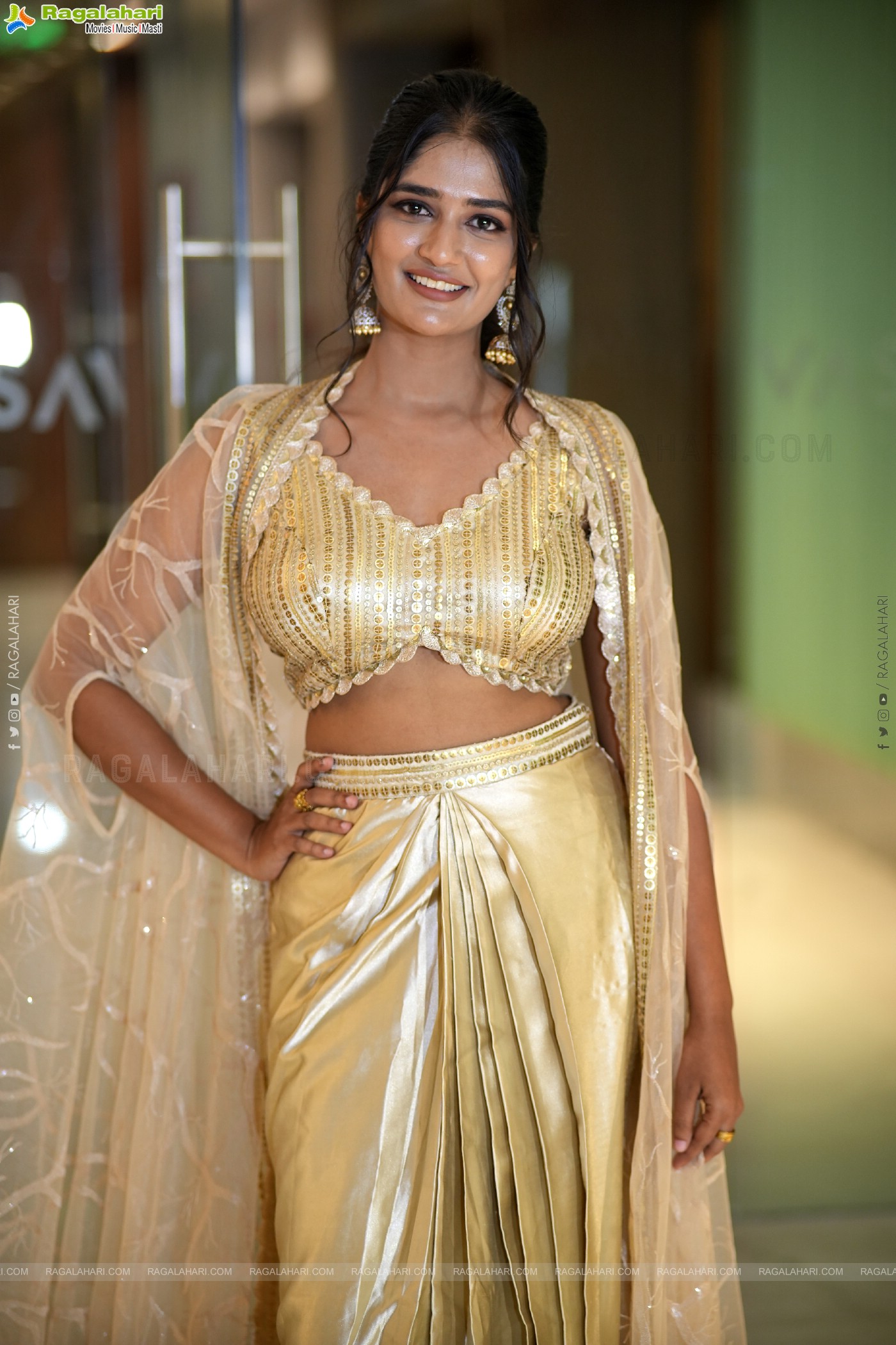 Alekhya at Jatadhara Pre Release Event, HD Gallery