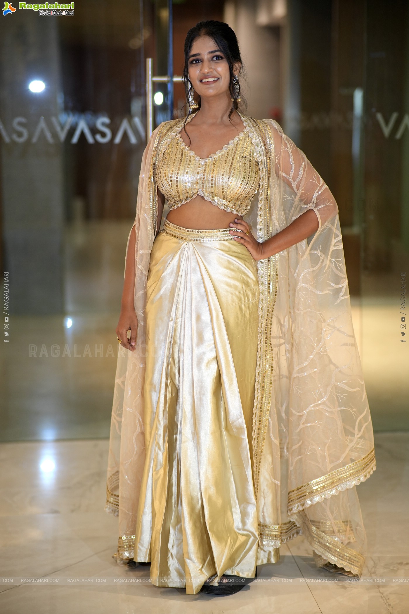 Alekhya at Jatadhara Pre Release Event, HD Gallery