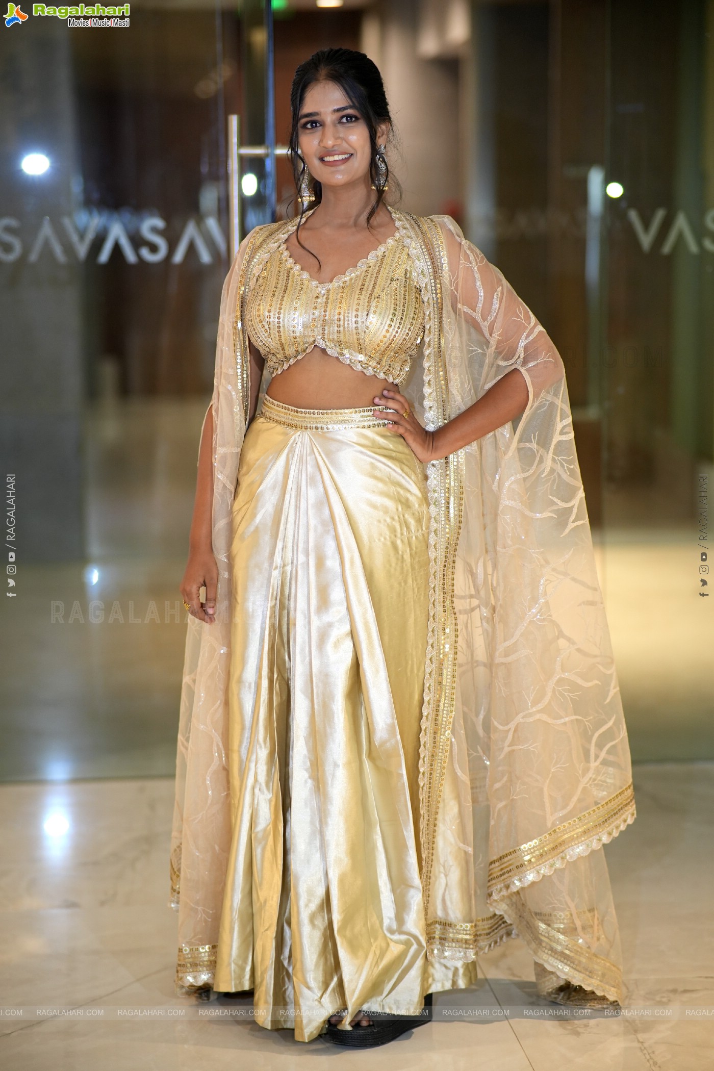 Alekhya at Jatadhara Pre Release Event, HD Gallery