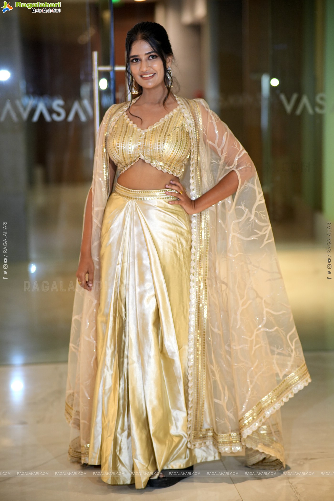 Alekhya at Jatadhara Pre Release Event, HD Gallery