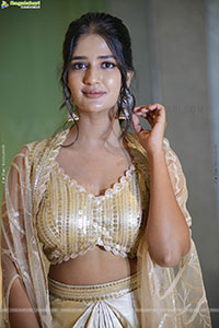 Alekhya at Jatadhara Pre Release Event, HD Gallery