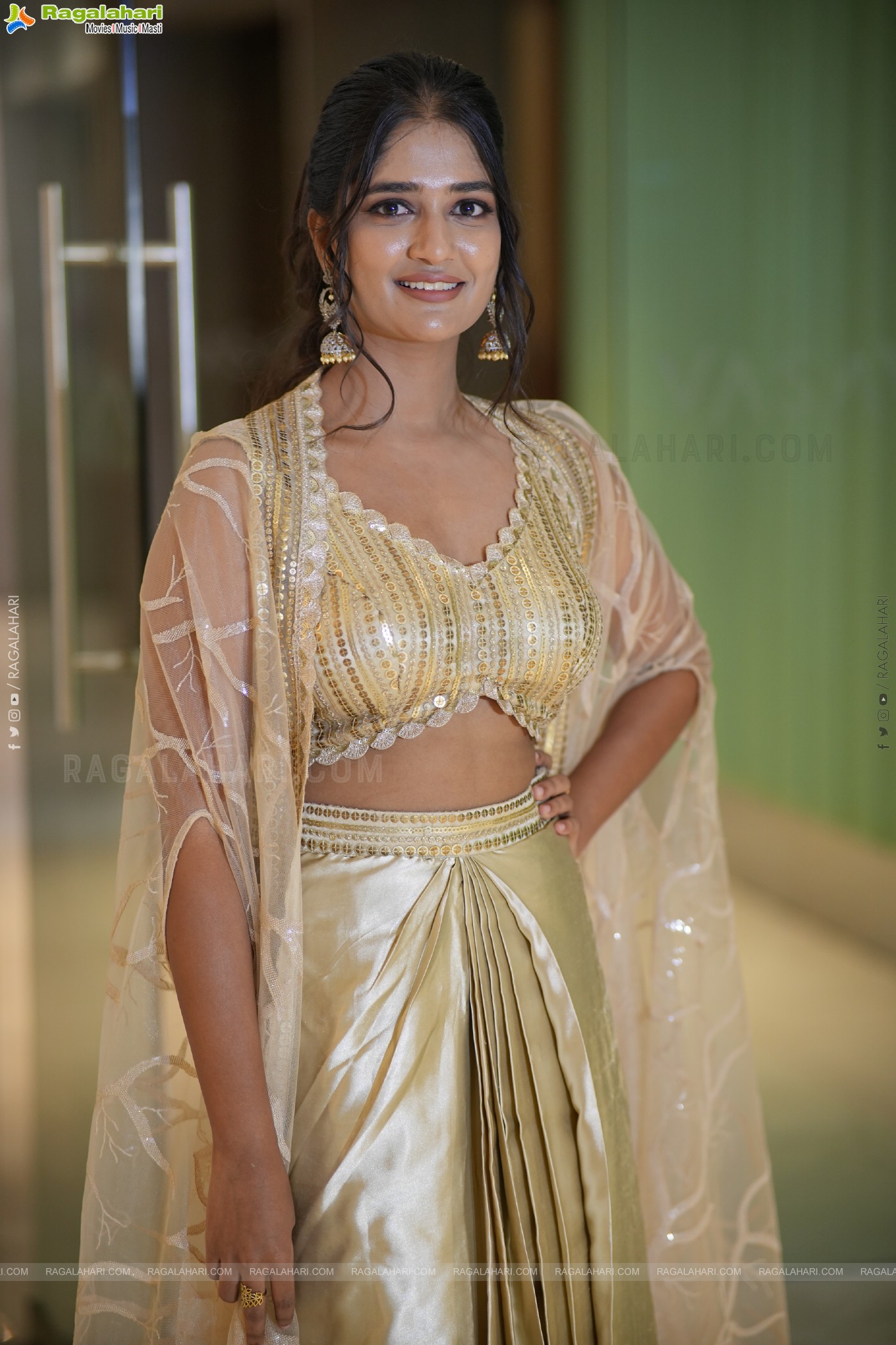 Alekhya at Jatadhara Pre Release Event, HD Gallery