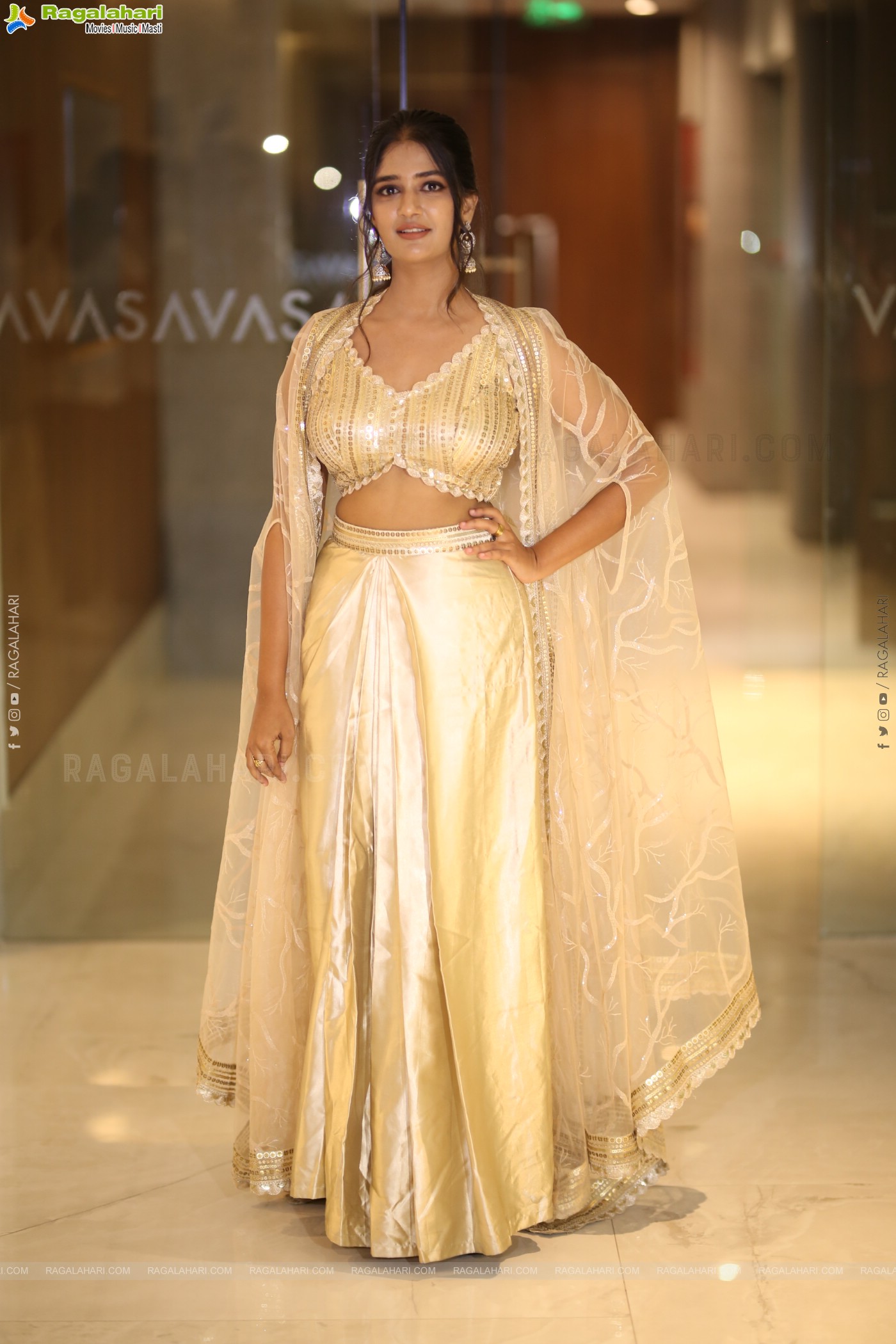 Alekhya at Jatadhara Pre Release Event, HD Gallery