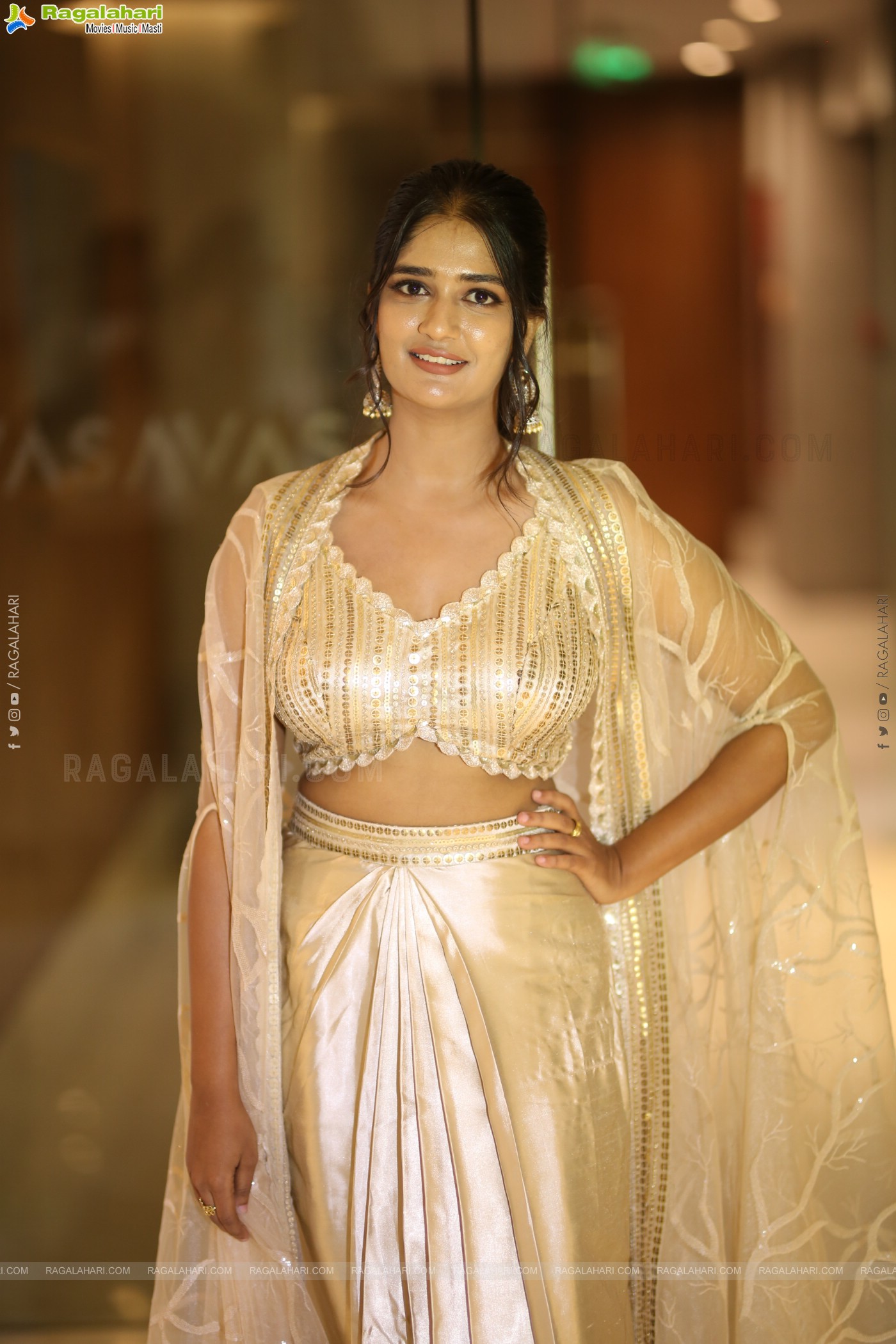 Alekhya at Jatadhara Pre Release Event, HD Gallery