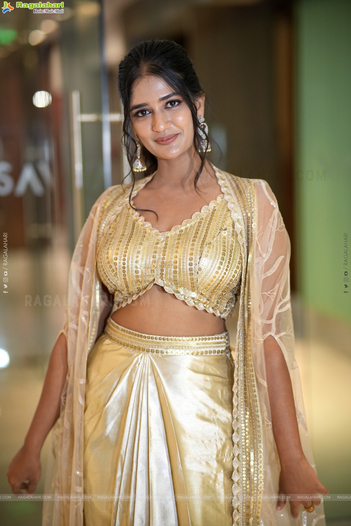 Alekhya at Jatadhara Pre Release Event, HD Gallery