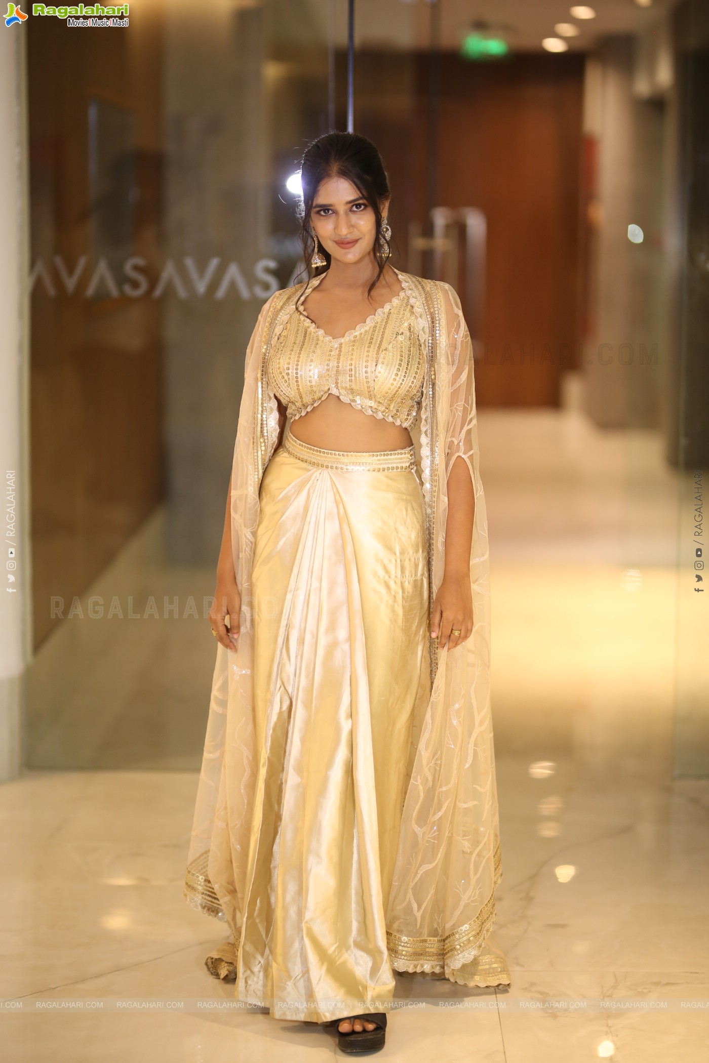 Alekhya at Jatadhara Pre Release Event, HD Gallery