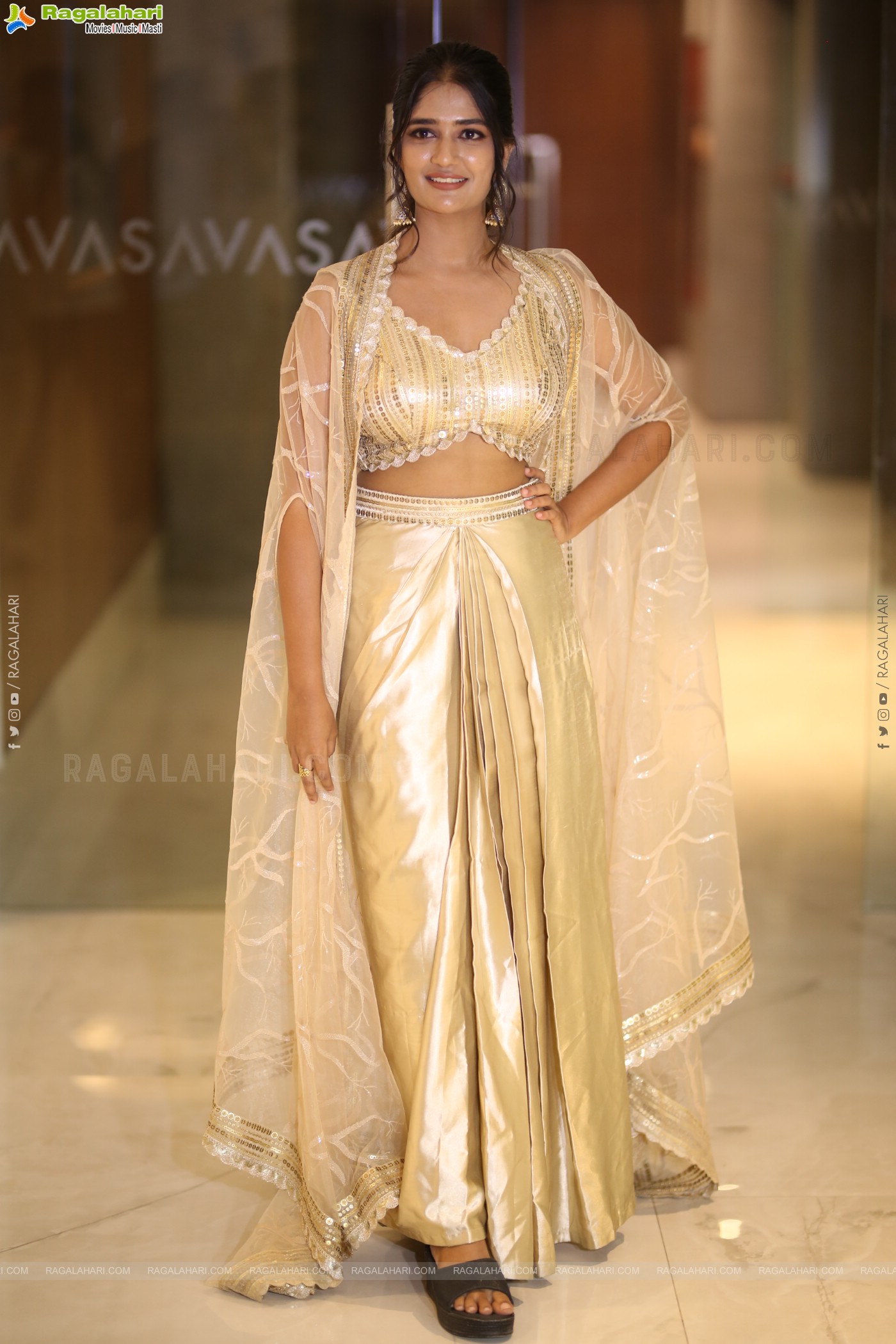 Alekhya at Jatadhara Pre Release Event, HD Gallery