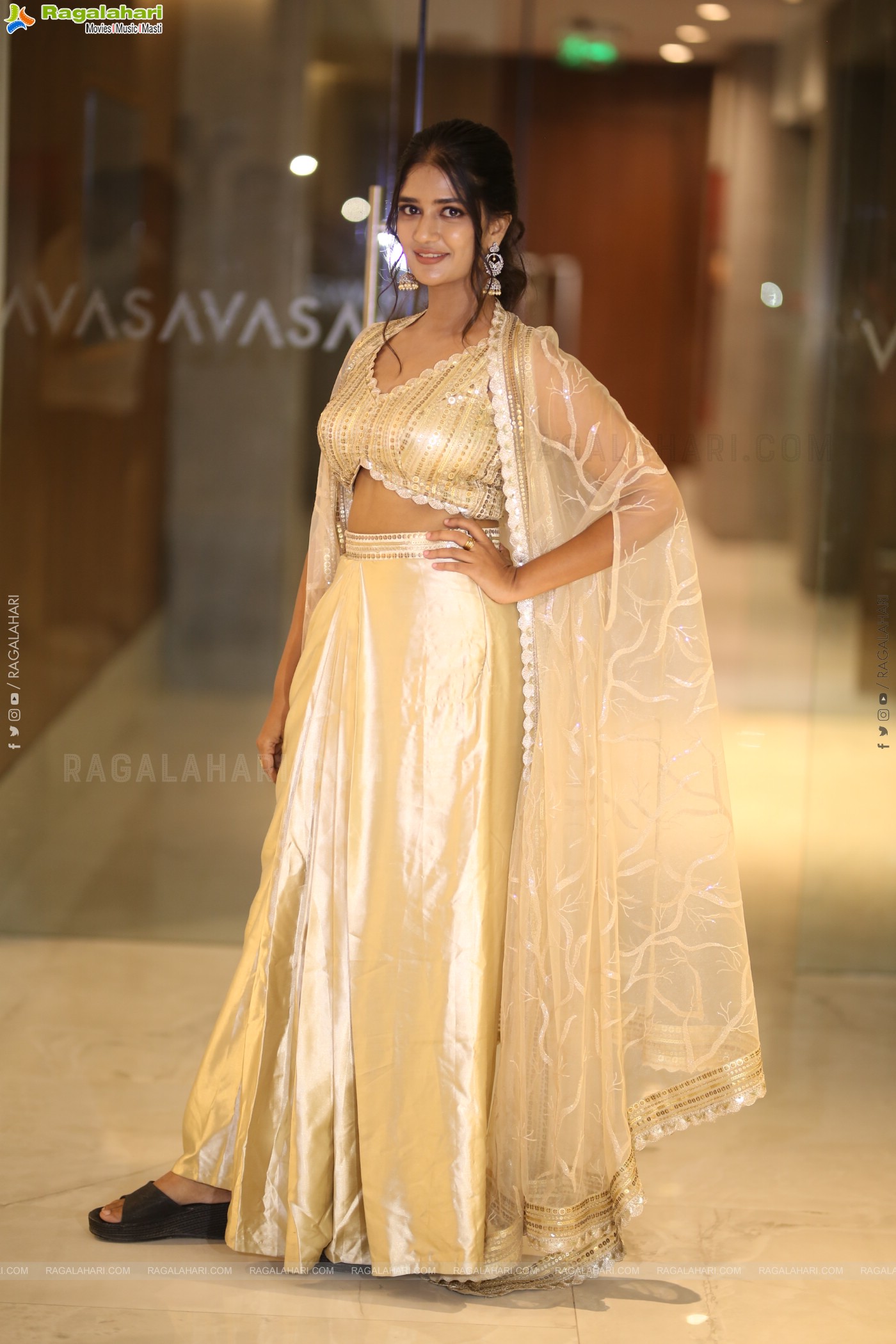 Alekhya at Jatadhara Pre Release Event, HD Gallery