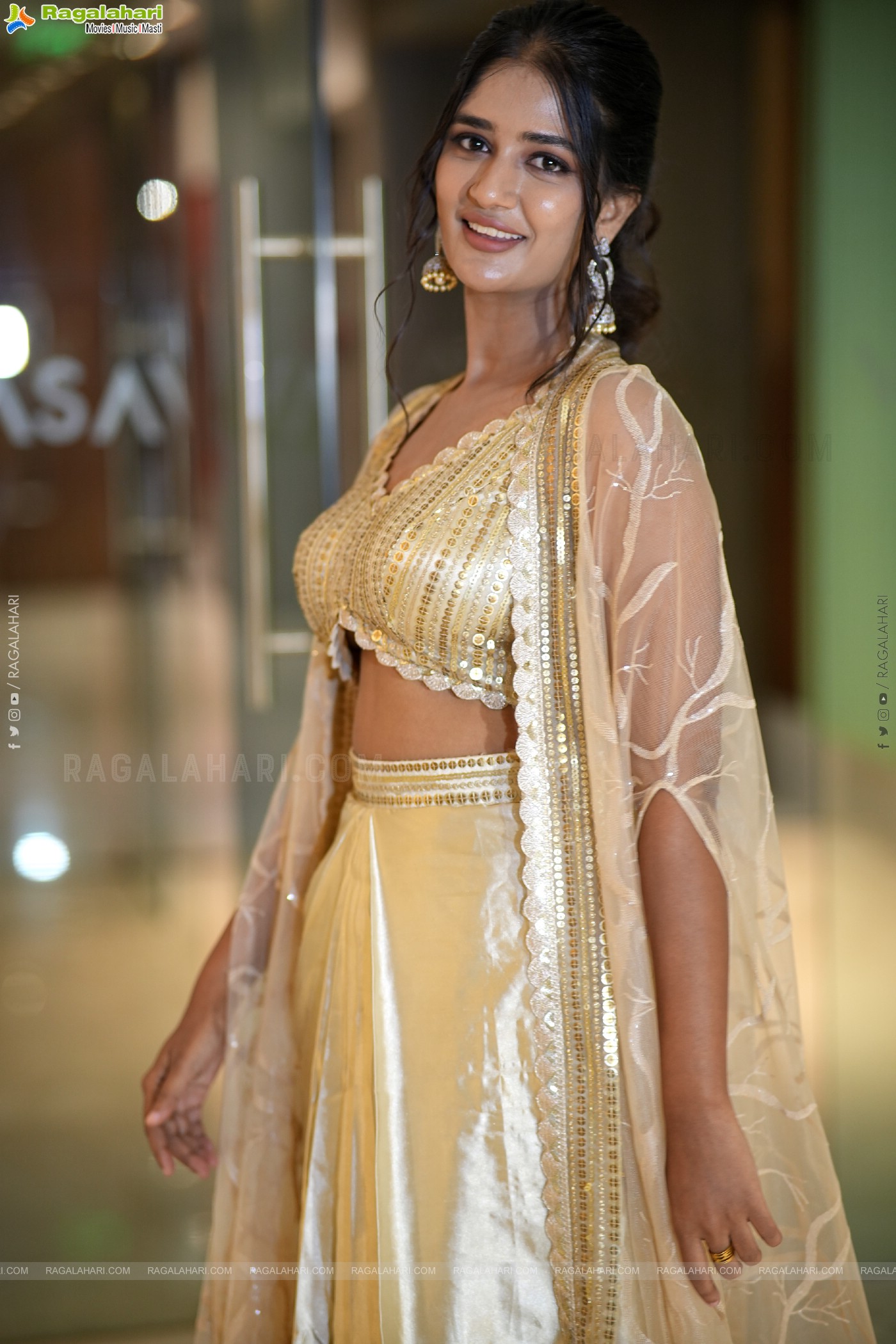 Alekhya at Jatadhara Pre Release Event, HD Gallery