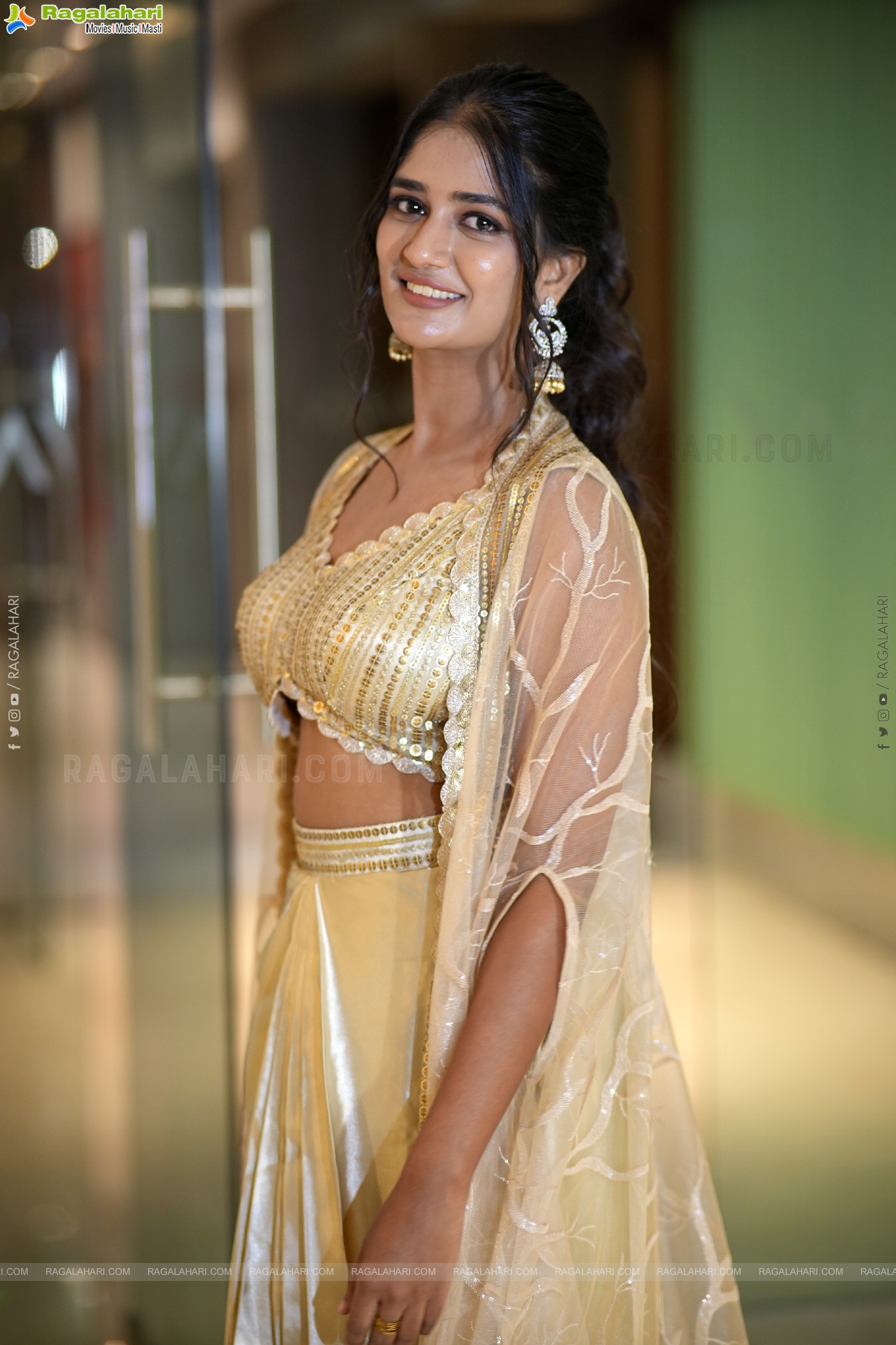 Alekhya at Jatadhara Pre Release Event, HD Gallery