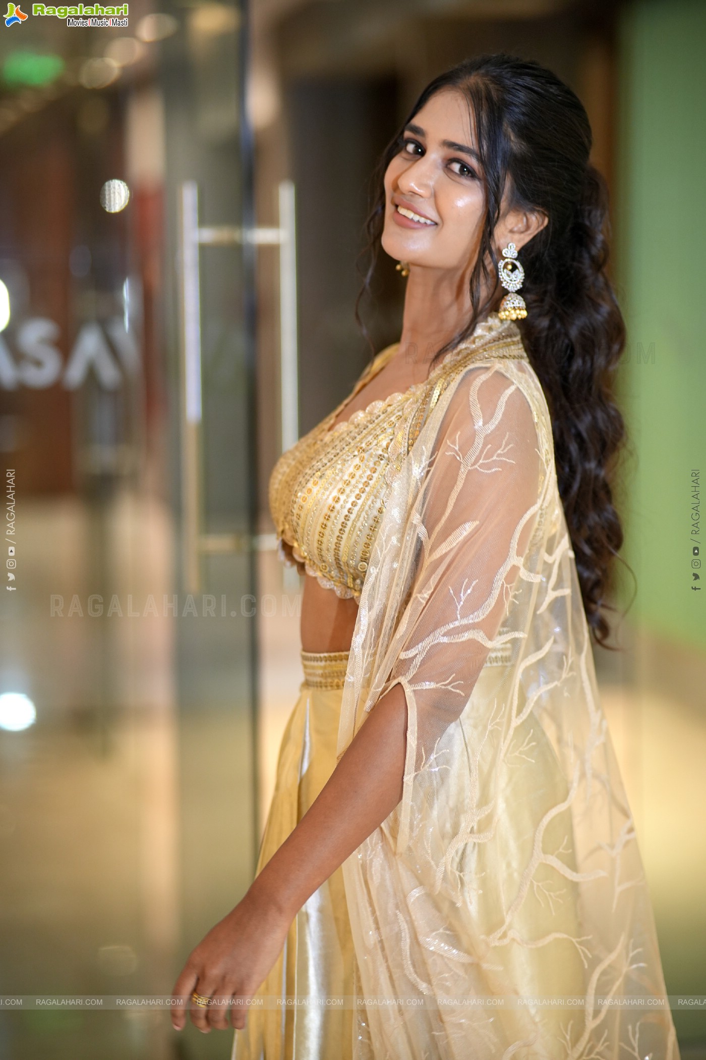 Alekhya at Jatadhara Pre Release Event, HD Gallery