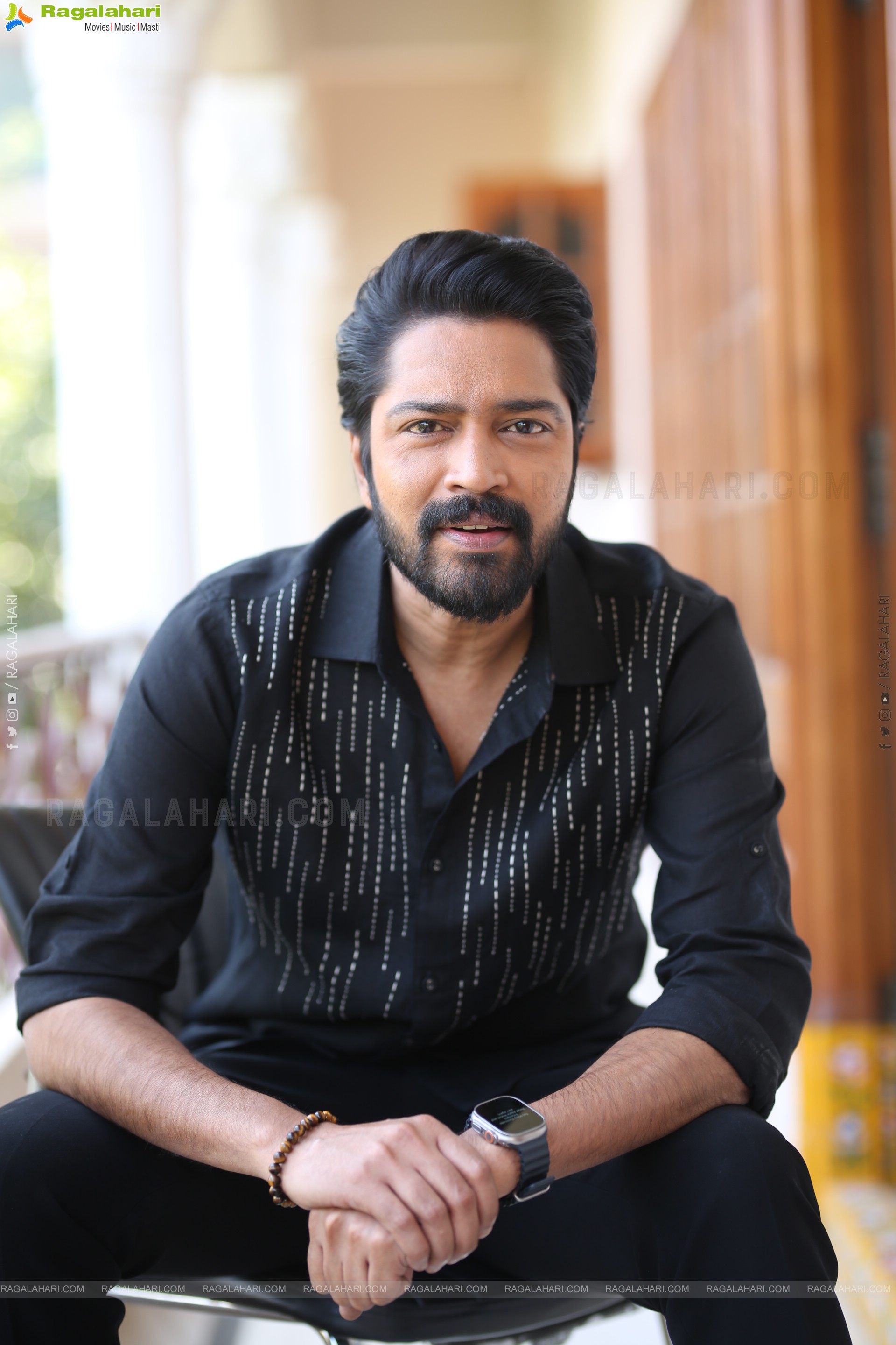 Allari Naresh at 12A Railway Colony Interview, HD Gallery